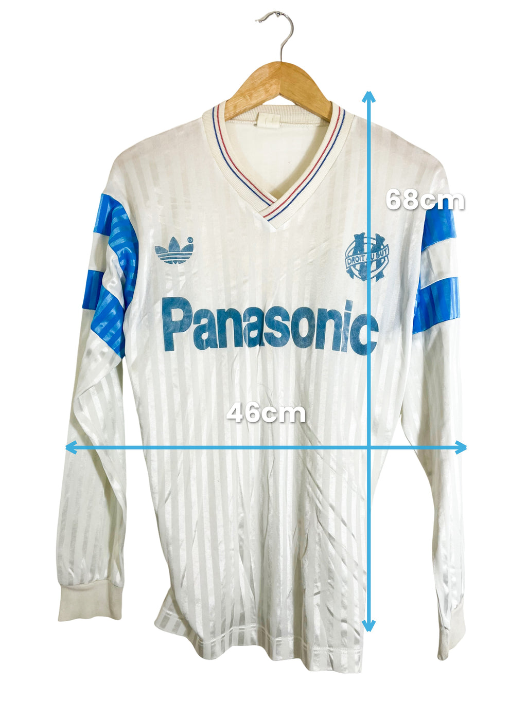 1990/1991 – Olympique de Marseille Home Shirt *Long Sleeved* – M