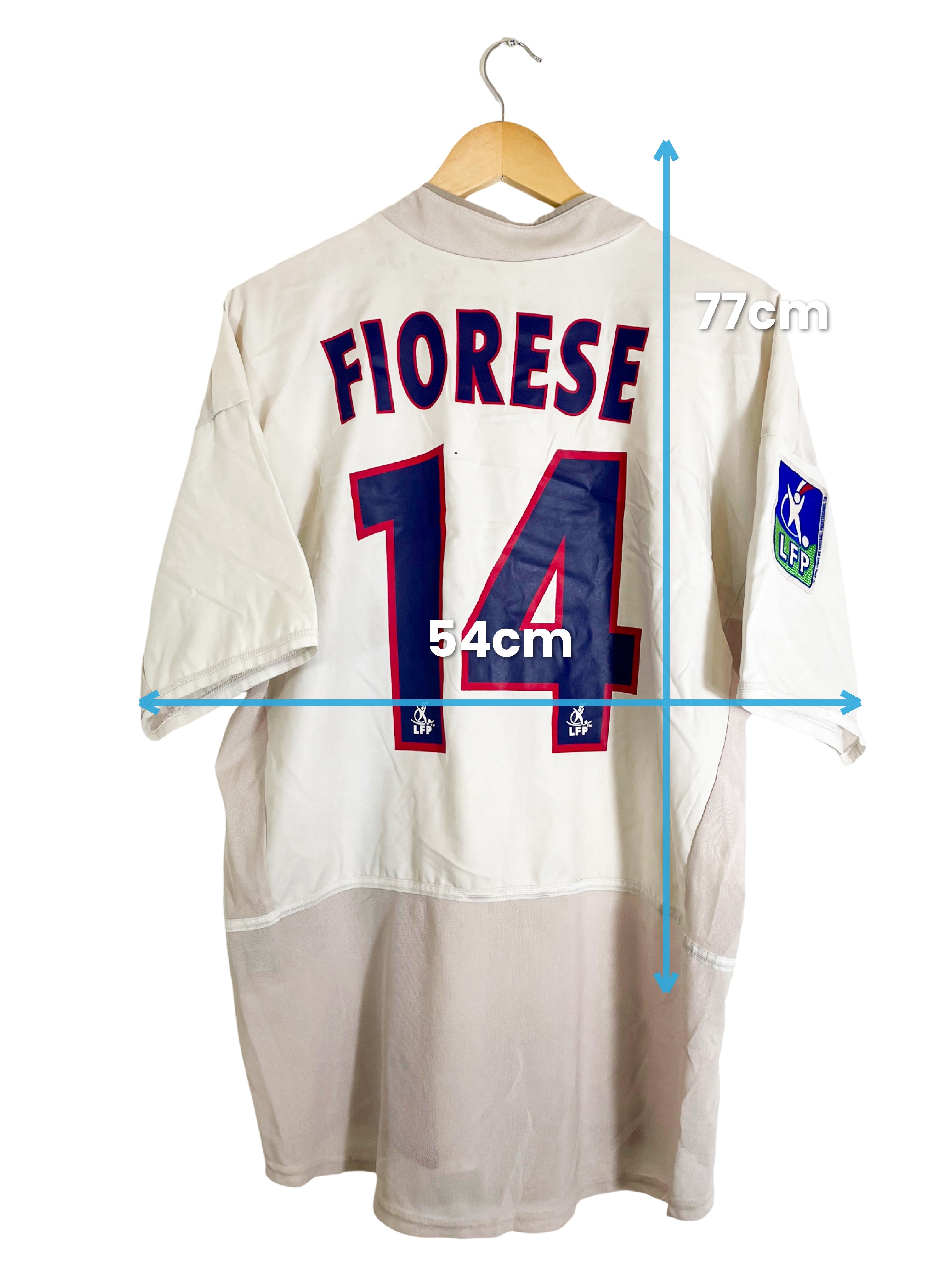 2002/03 – Maillot PSG Extérieur [#14 Fiorèse] – L