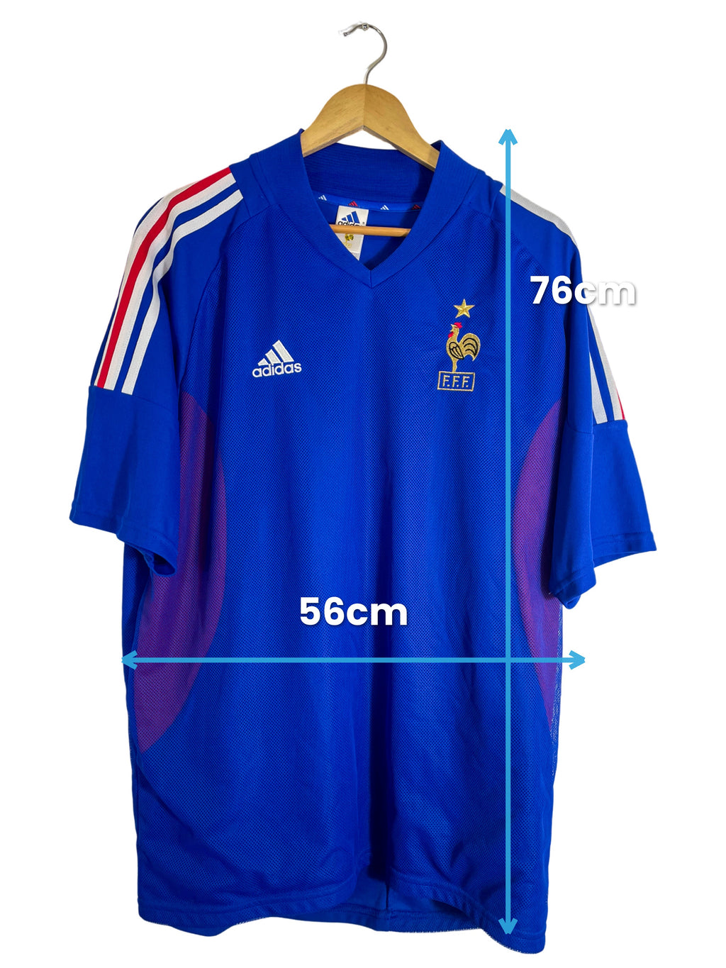 2002 – France Home Shirt [#10 Zidane] – XL