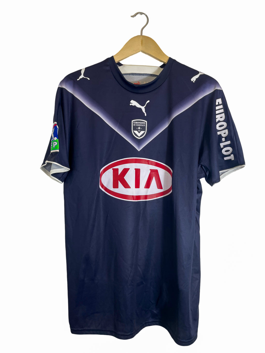 2006/2007 - Match worn Bordeaux home shirt [#14 MICOUD] - XL
