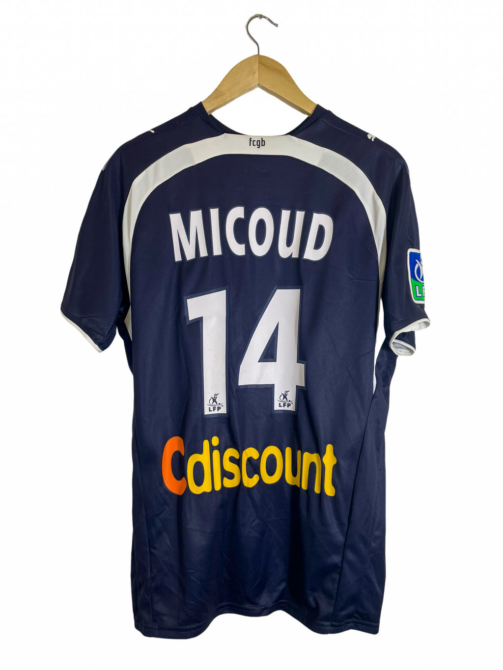 2006/2007 - Match worn Bordeaux home shirt [#14 MICOUD] - XL