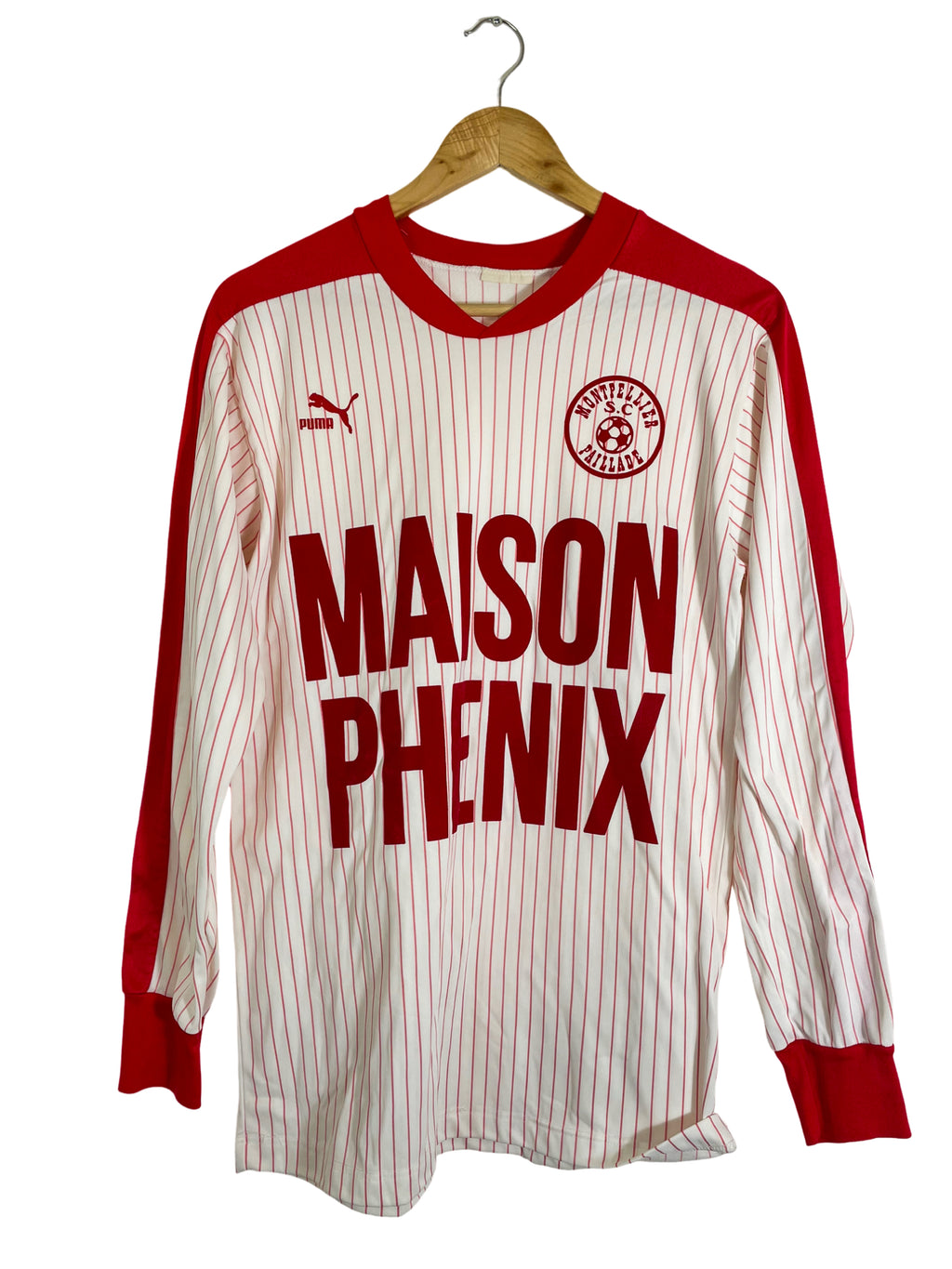 1984/85 – Maillot Montpellier PSC Domicile *Manches Longues* – M