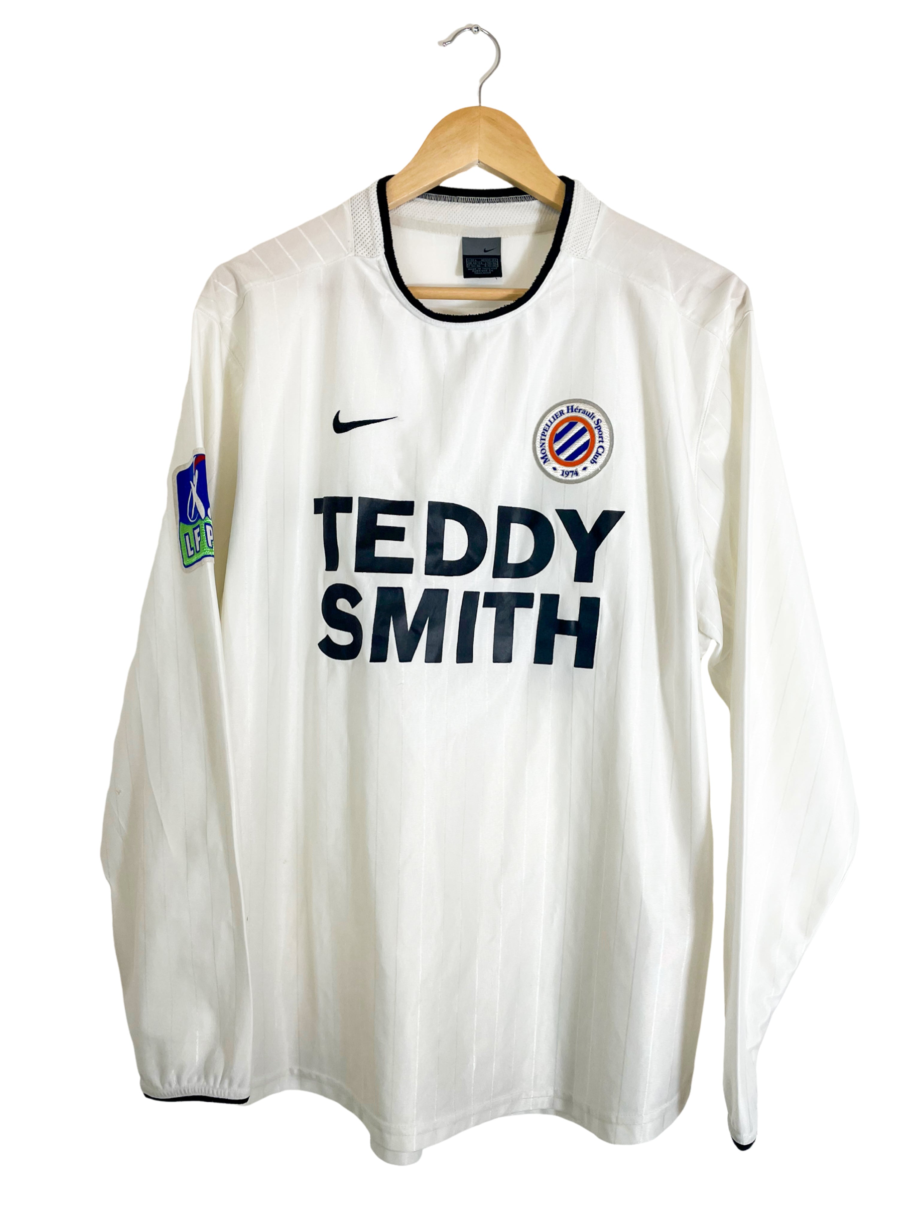2002/03 – Maillot *Porté* Montpellier HSC Extérieur [#23 Tchato] – L