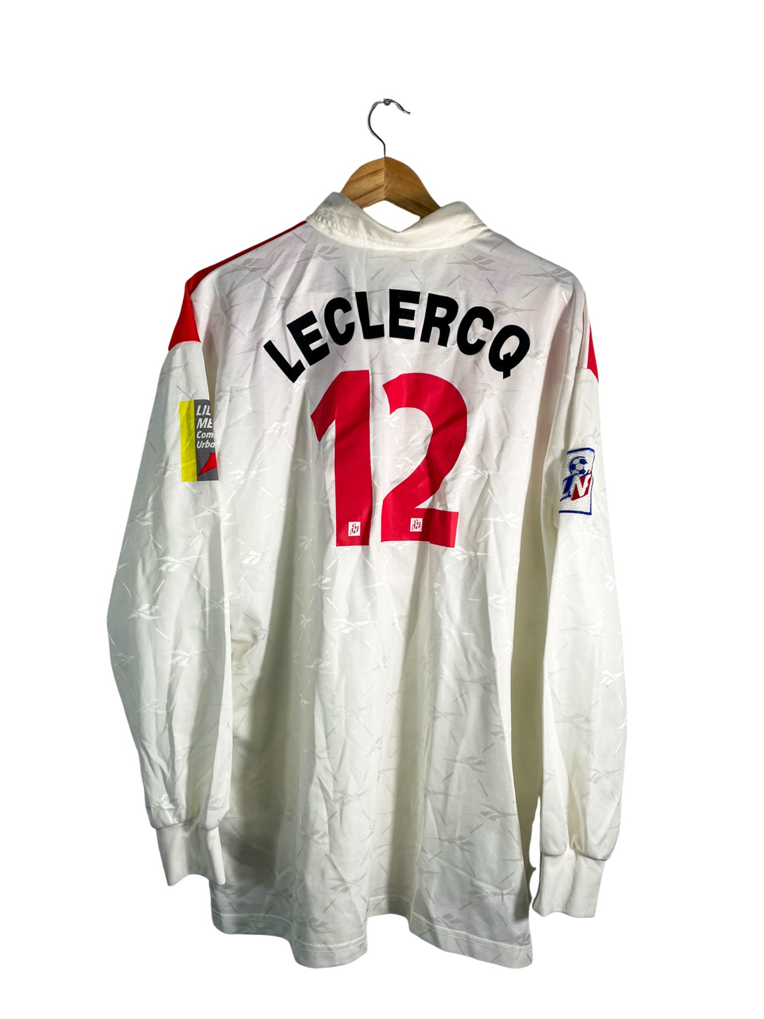 1997/1998 – Maillot Lille *Match Issue* [#12 Leclercq] –  XL