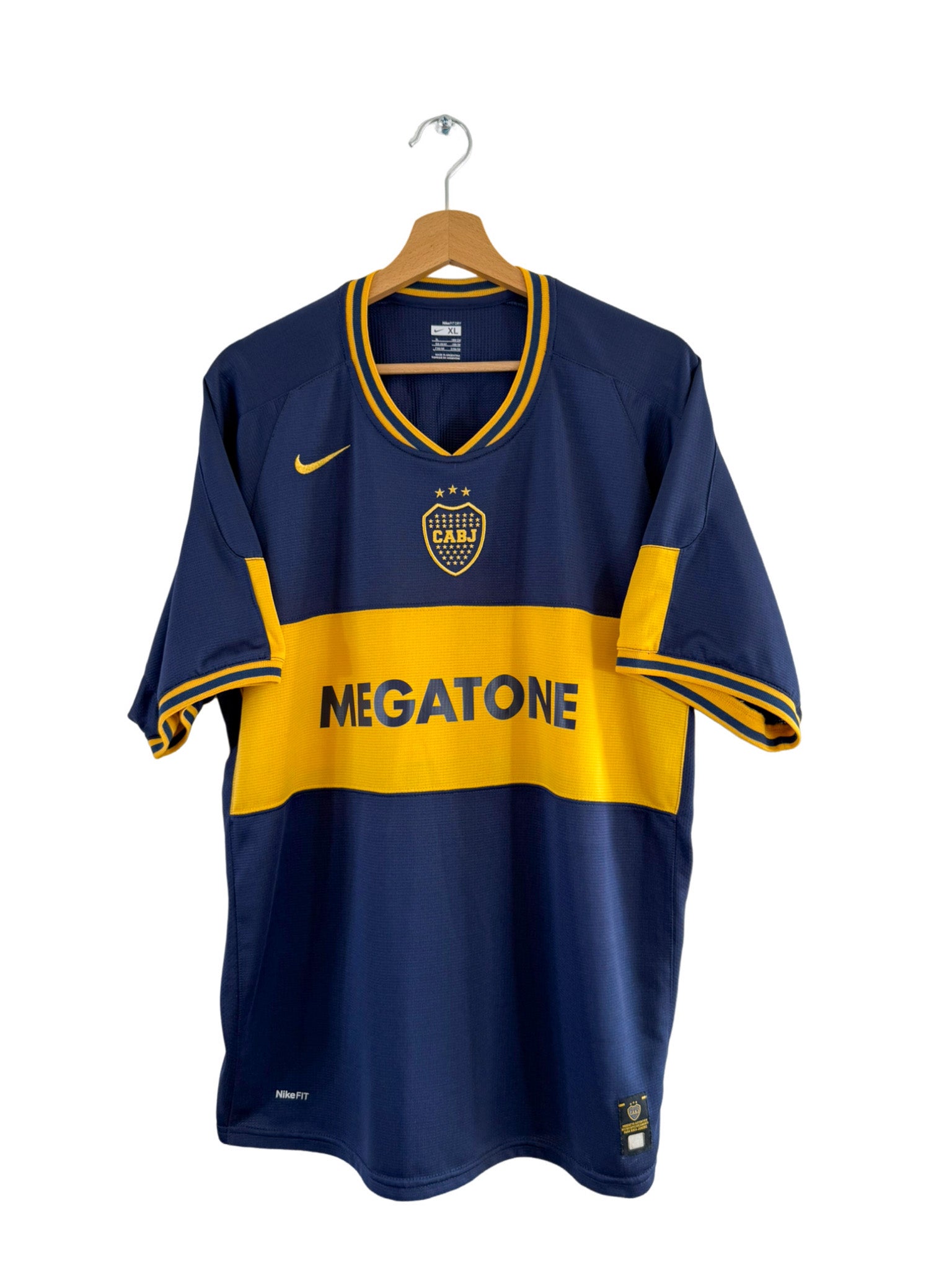 Nike 2007/2008 - Camiseta local de Boca Juniors [#24 Banega] - Talla XL