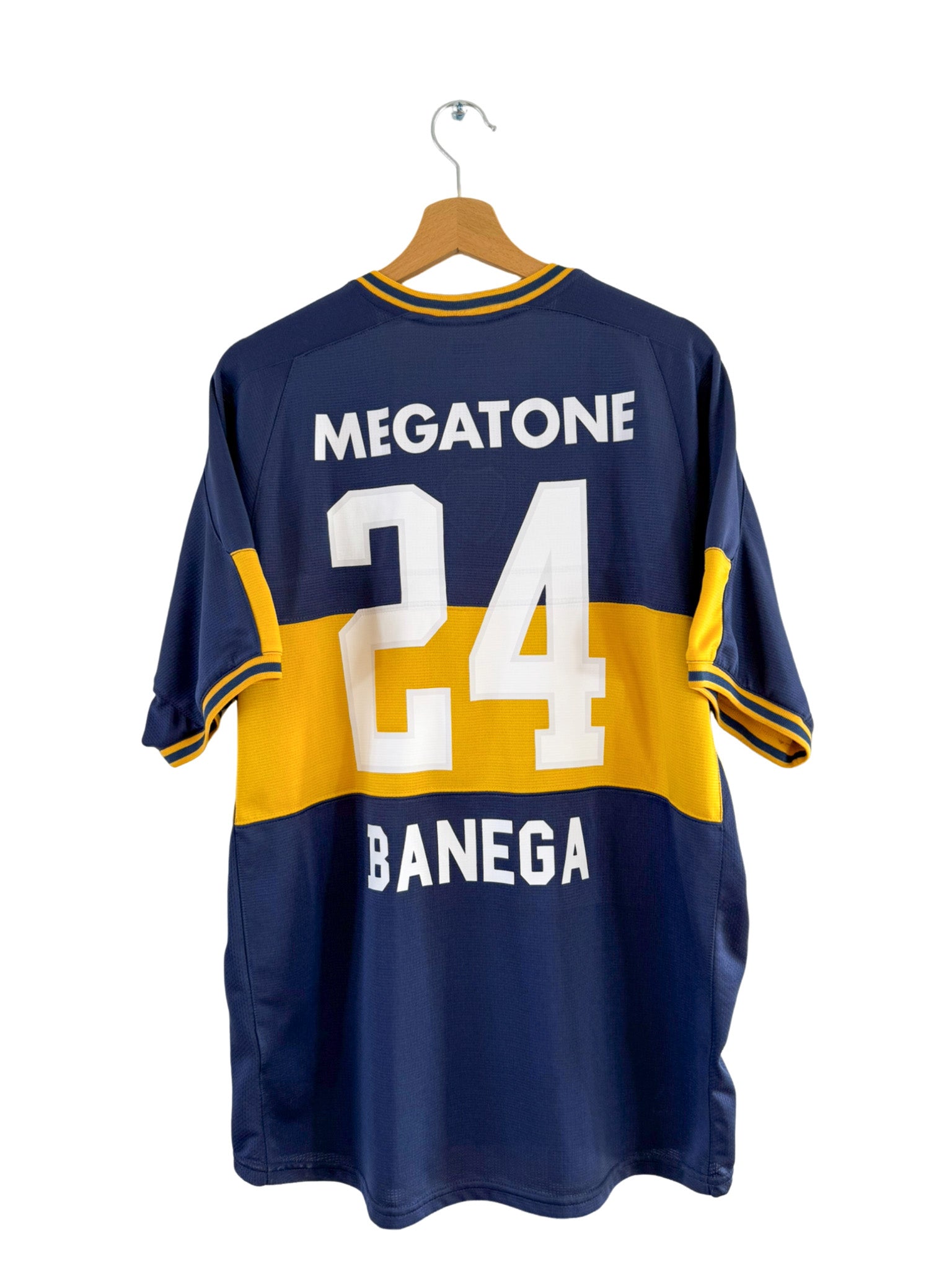 Nike 2007/2008 - Camiseta local de Boca Juniors [#24 Banega] - Talla XL