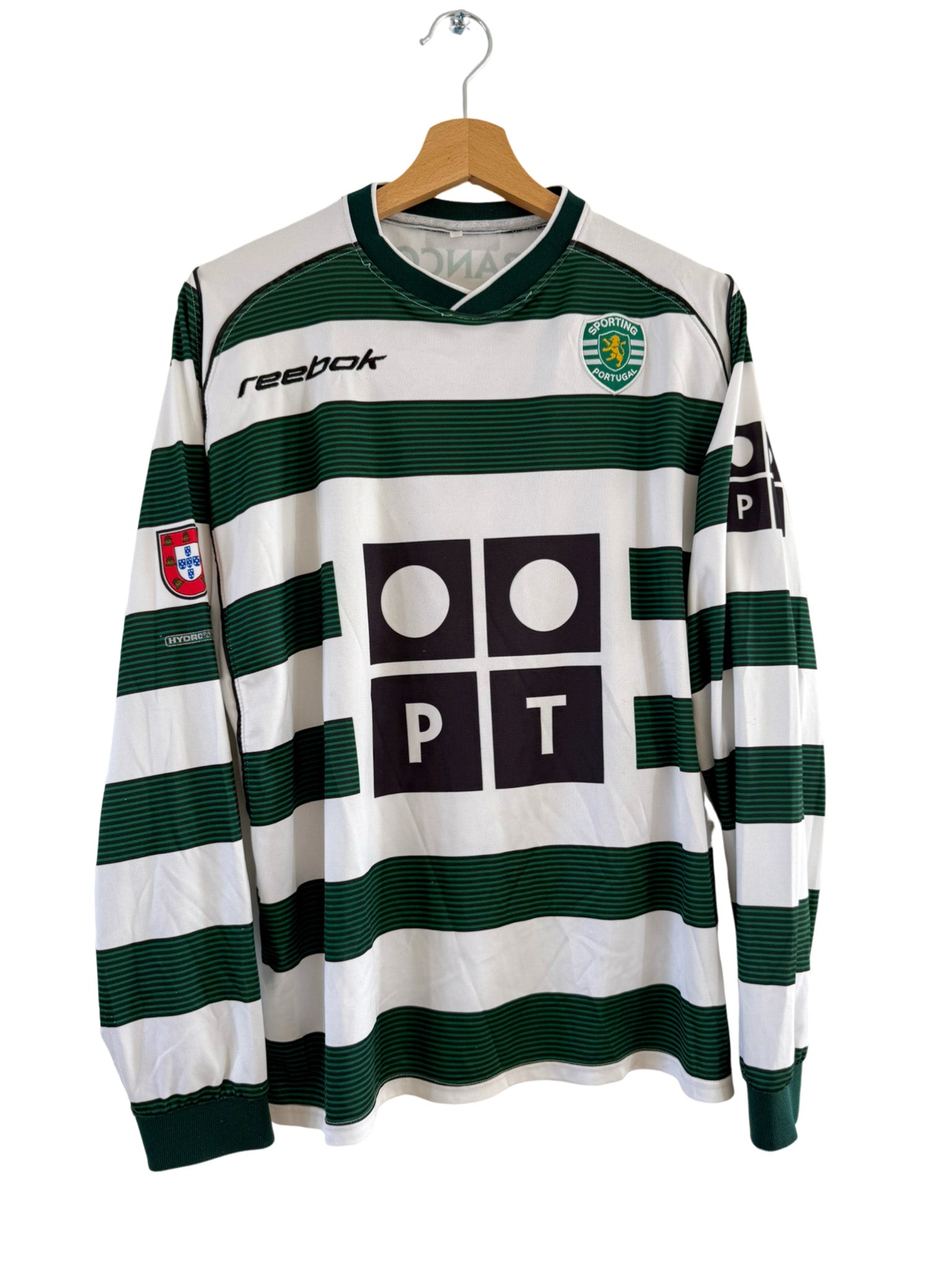 2003/2004 - Maillot Sporting Portugal domicile *Manches longues* - M