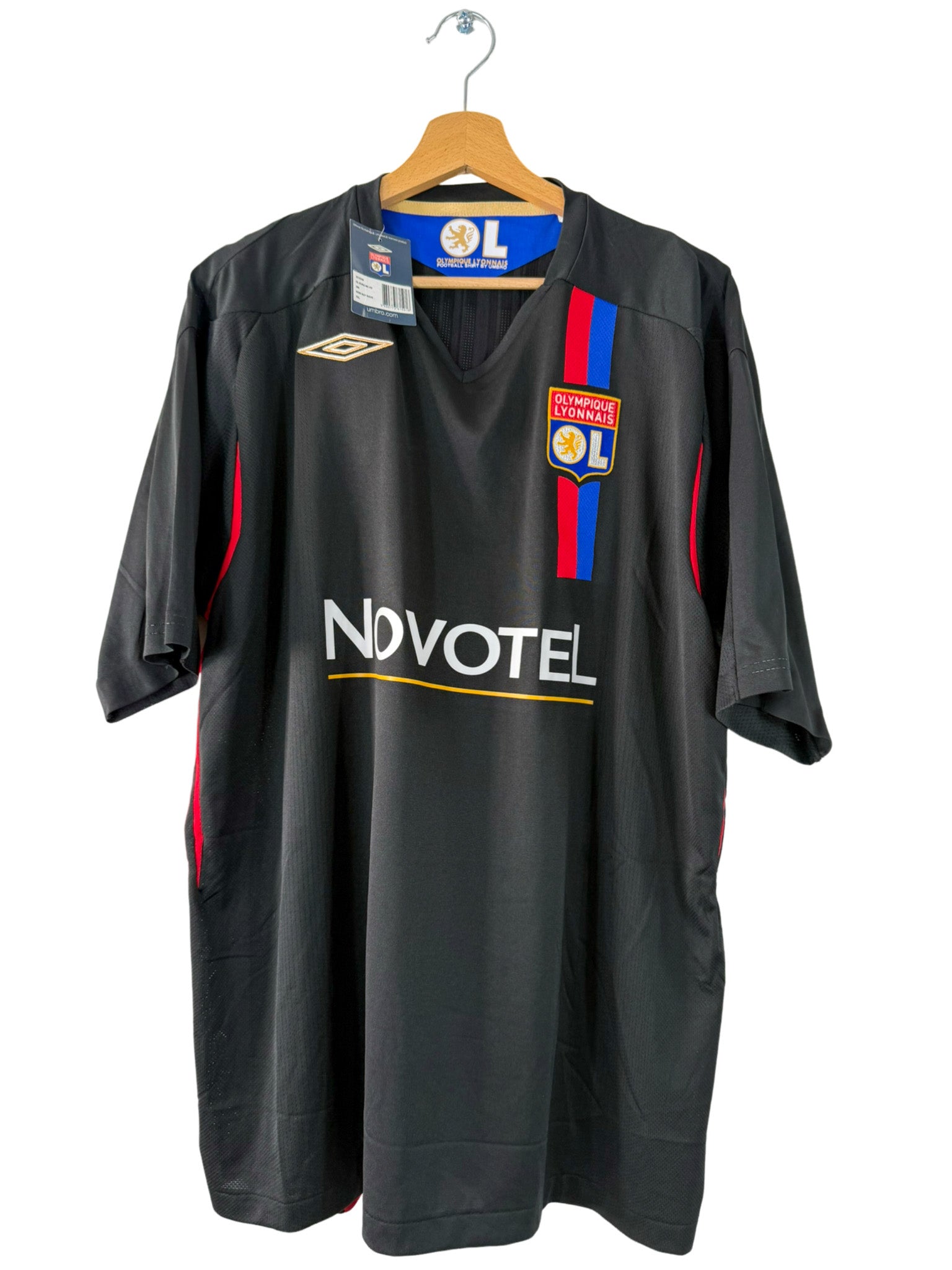 2007/2008 - Camiseta de visitante del Olympique Lyonnais [#8 Juninho] - 2XL