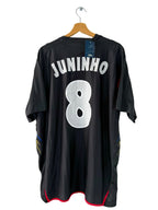 2007/2008 - Camiseta de visitante del Olympique Lyonnais [#8 Juninho] - 2XL