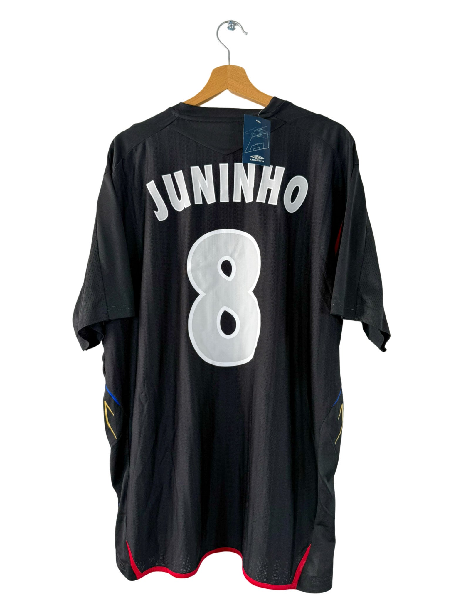 2007/2008 - Camiseta de visitante del Olympique Lyonnais [#8 Juninho] - 2XL