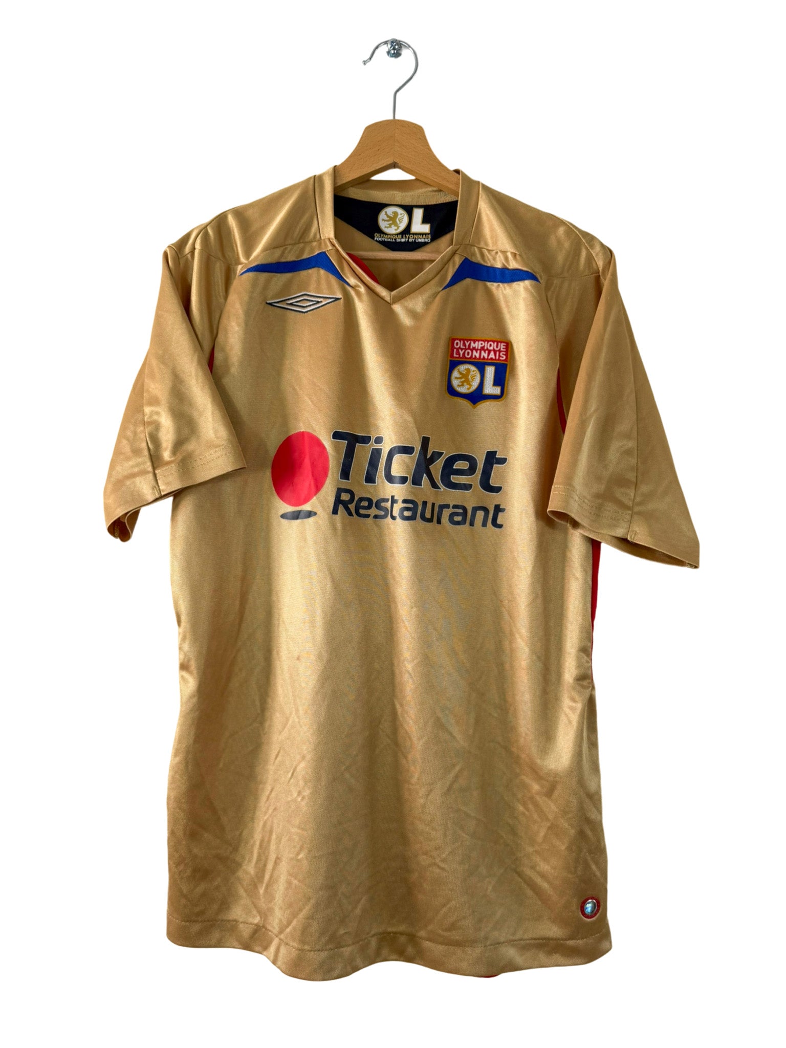 2007/2008 - Olympique Lyonnais Away Shirt [#10 Benzema] Umbro - L