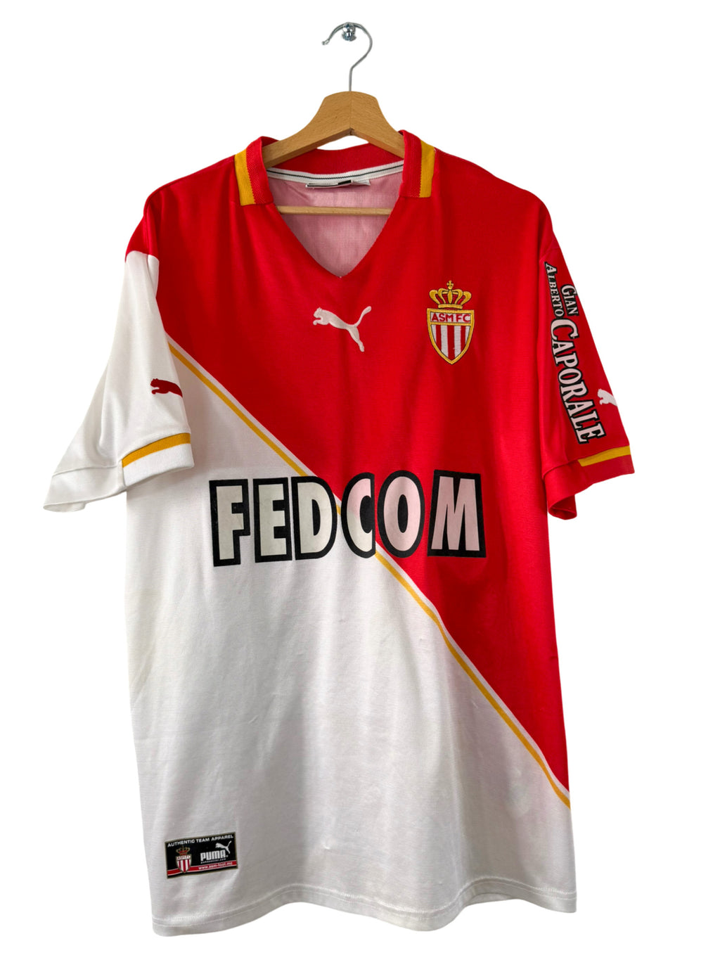 2001/2002 - AS Monaco home shirt [#7 Bernardi] - 2XL