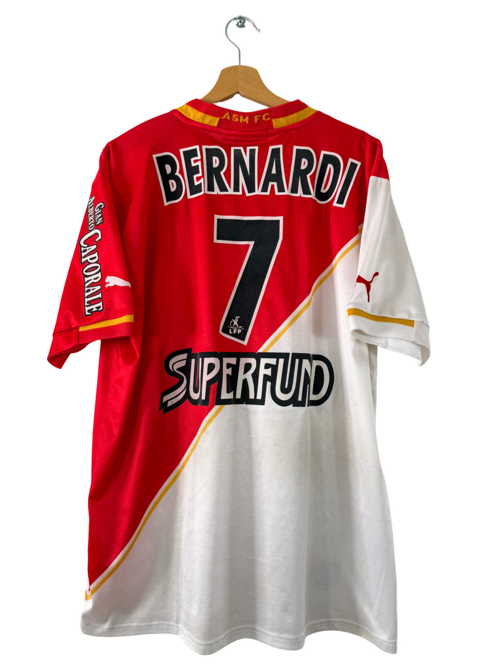 2001/2002 - AS Monaco home shirt [#7 Bernardi] - 2XL