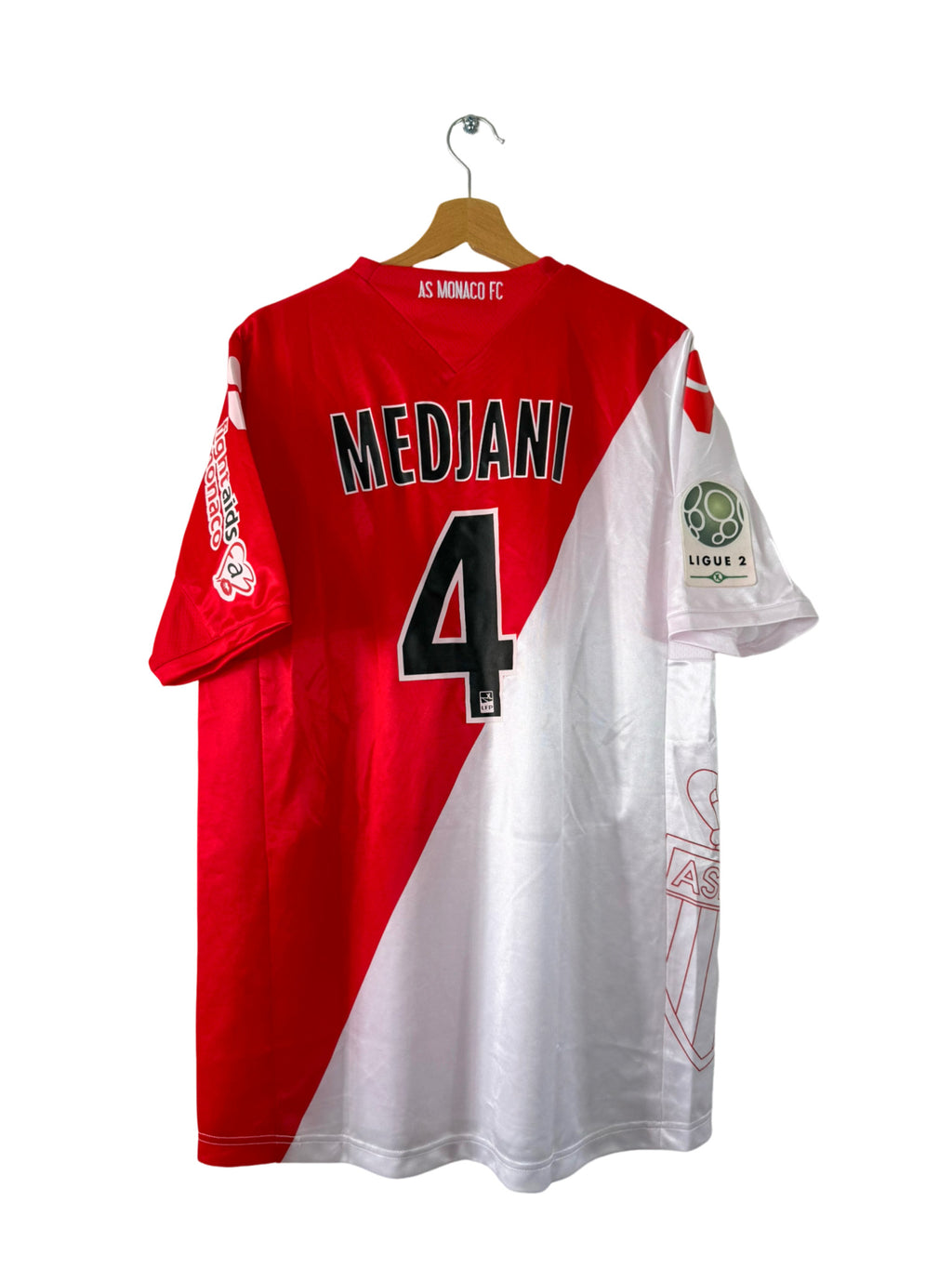 2011/2012 - AS Monaco home jersey [#4 Medjani] - L