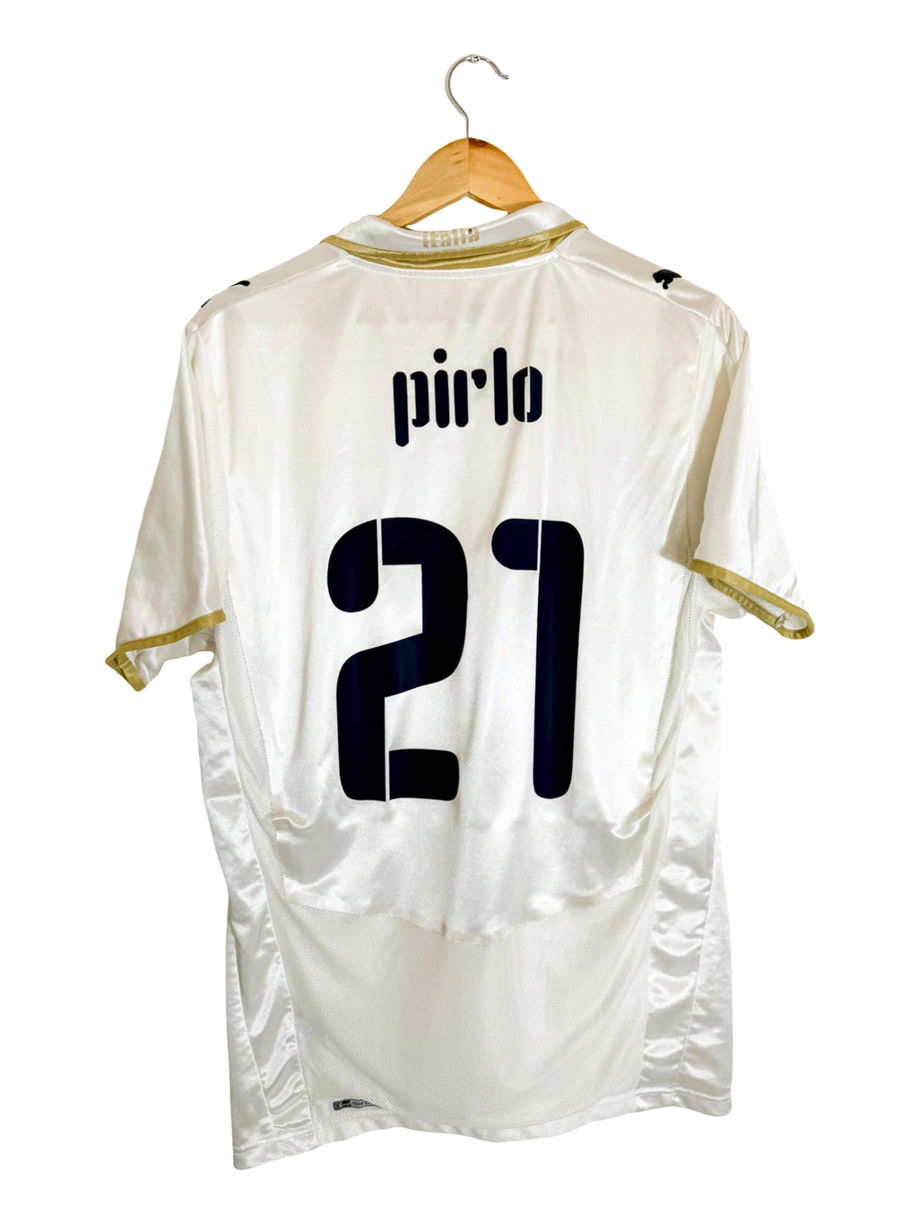 2008 – Maillot Italie extérieur [#21 Pirlo] – M