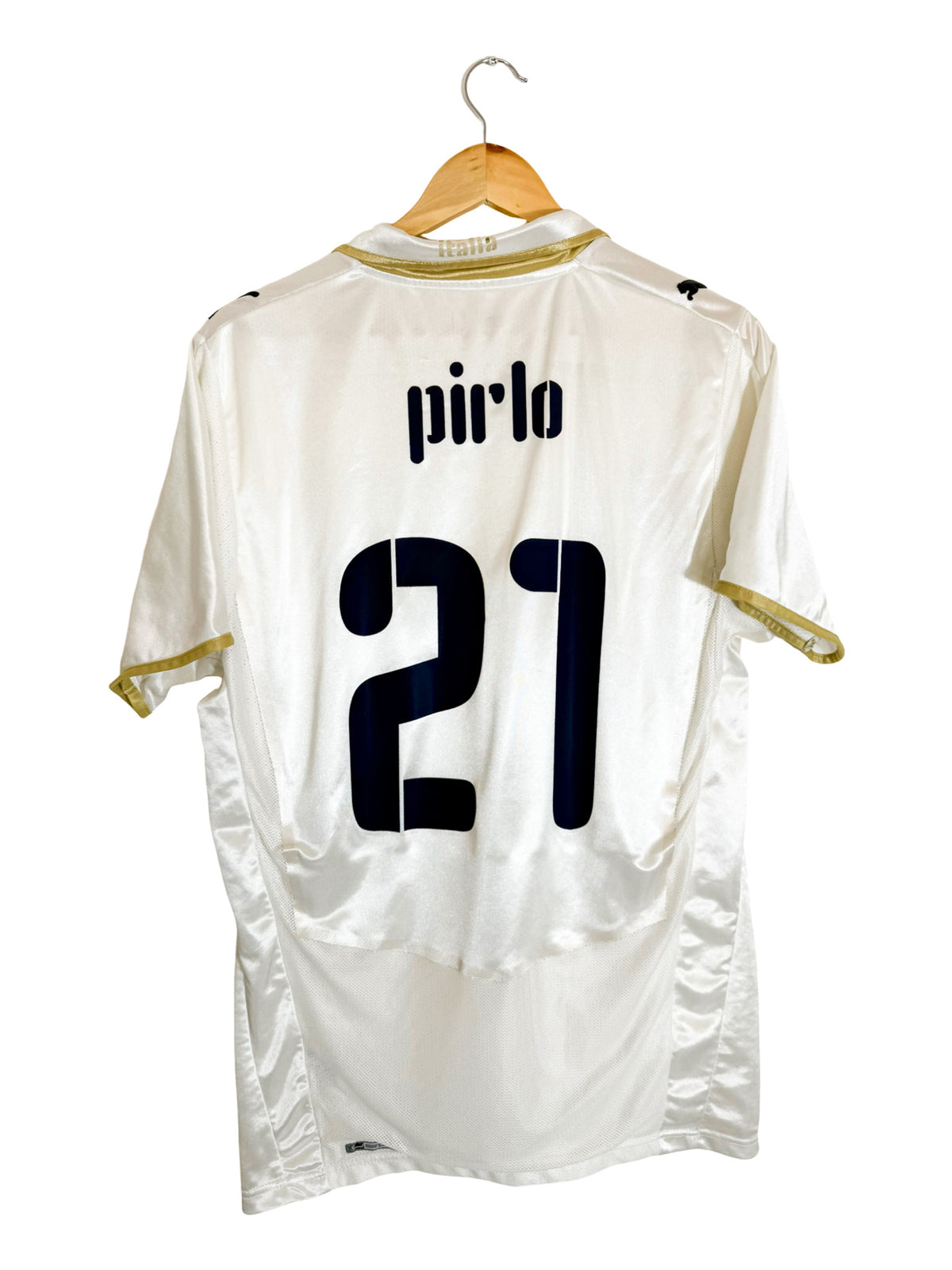 2008 – Maillot Italie extérieur [#21 Pirlo] – M