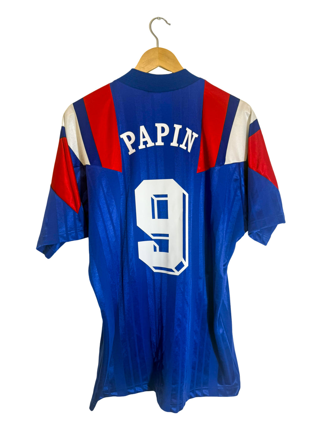 1992 – Maillot France domicile [#9 Papin] – L