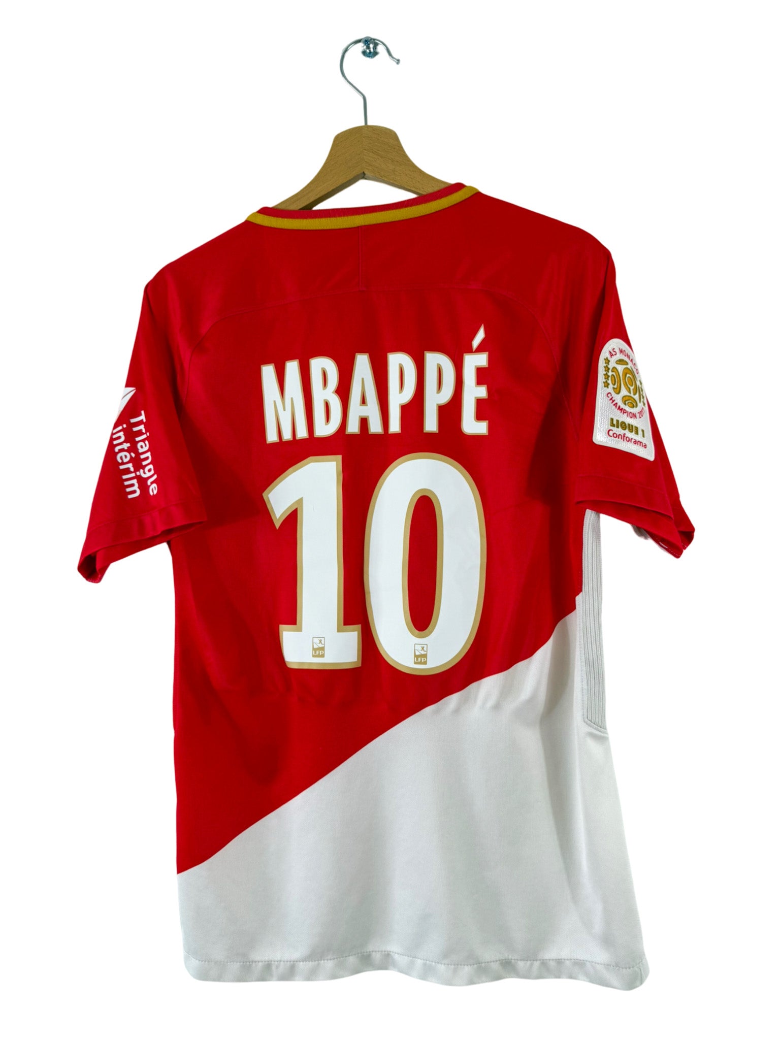 2016/2017 - AS Monaco Home Jersey [#10 Mbappé] Nike - S