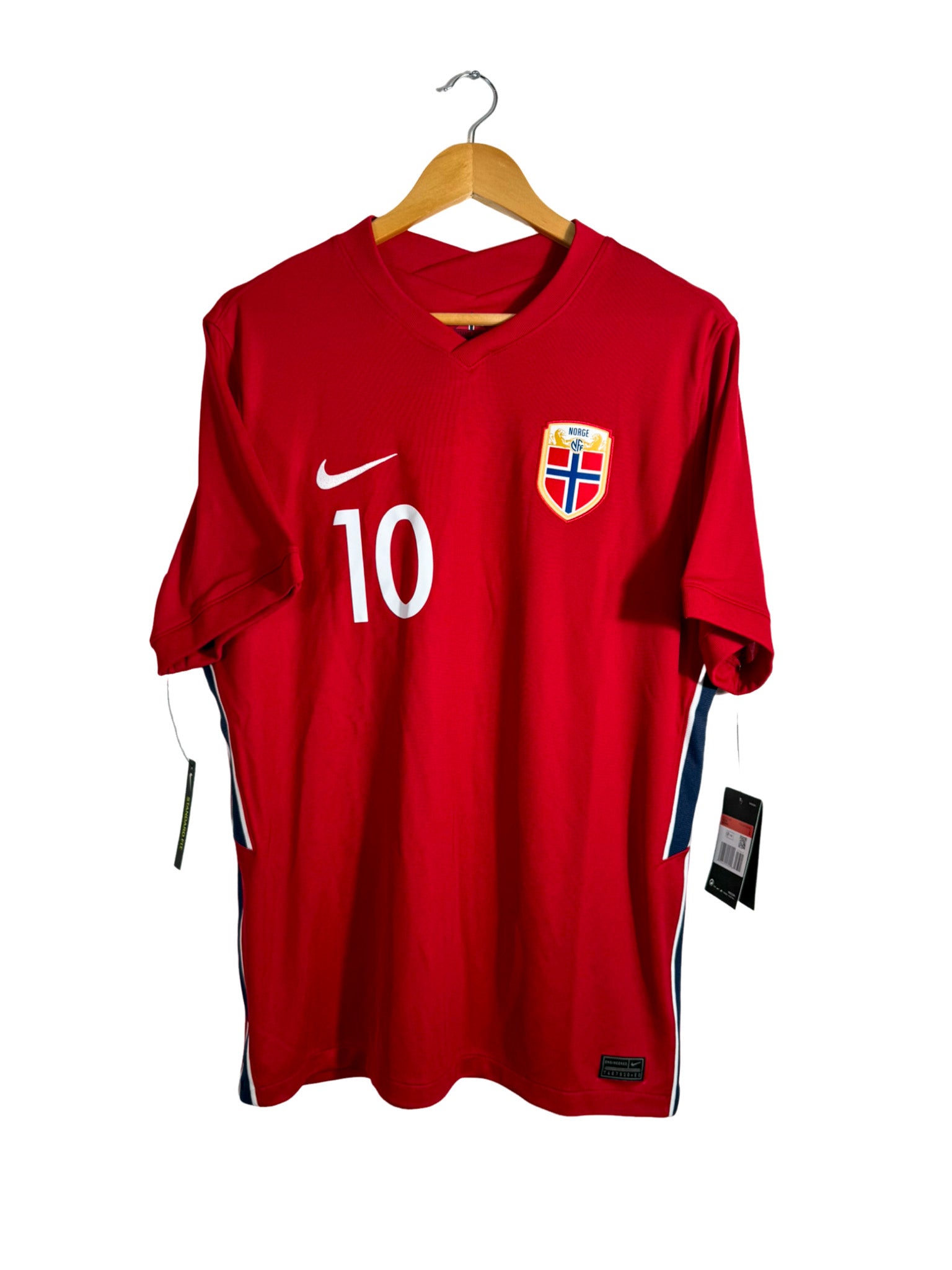 2020 - Norway home jersey [#10 Ødegaard] - L – Vista football shop
