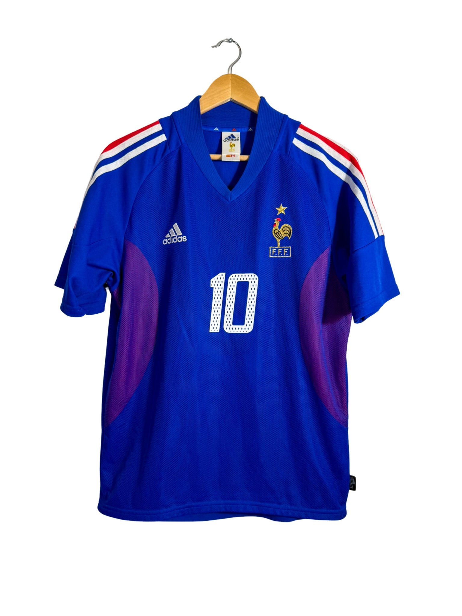 Maillot 2002 Équipe de France domicile [#10 Zidane] - S