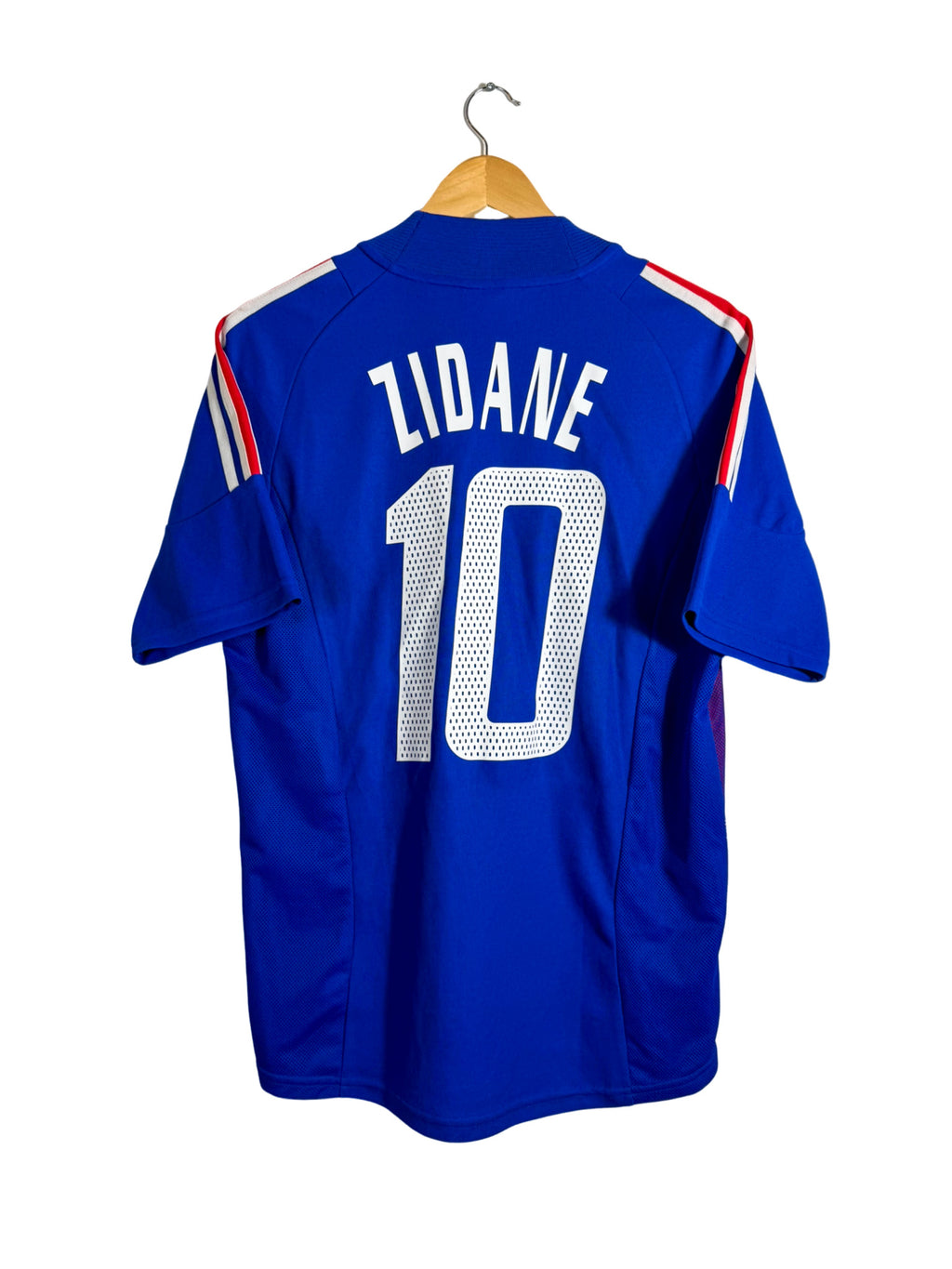 2002 France National Team Home Jersey [#10 Zidane] - S