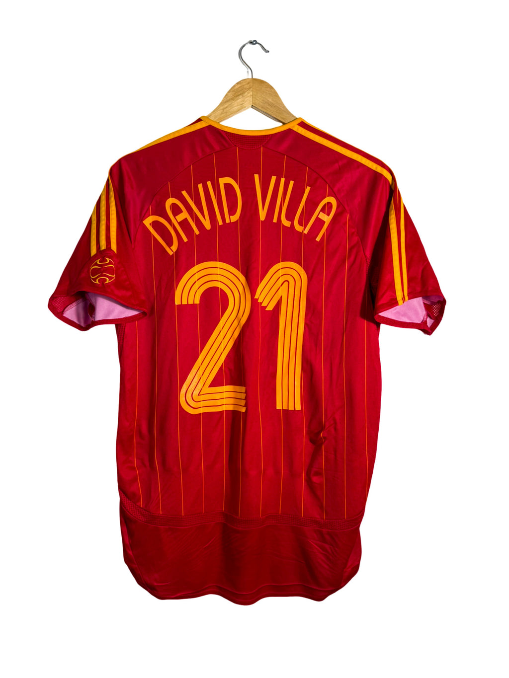 Maillot 2006/2007 Espagne domicile [#21 David Villa] - Taille S