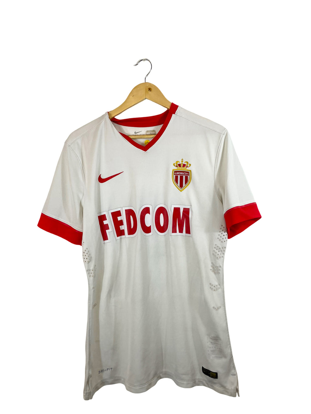 2013/2014 - Camiseta visitante del AS Mónaco [#9 Falcao] Macron - Talla M