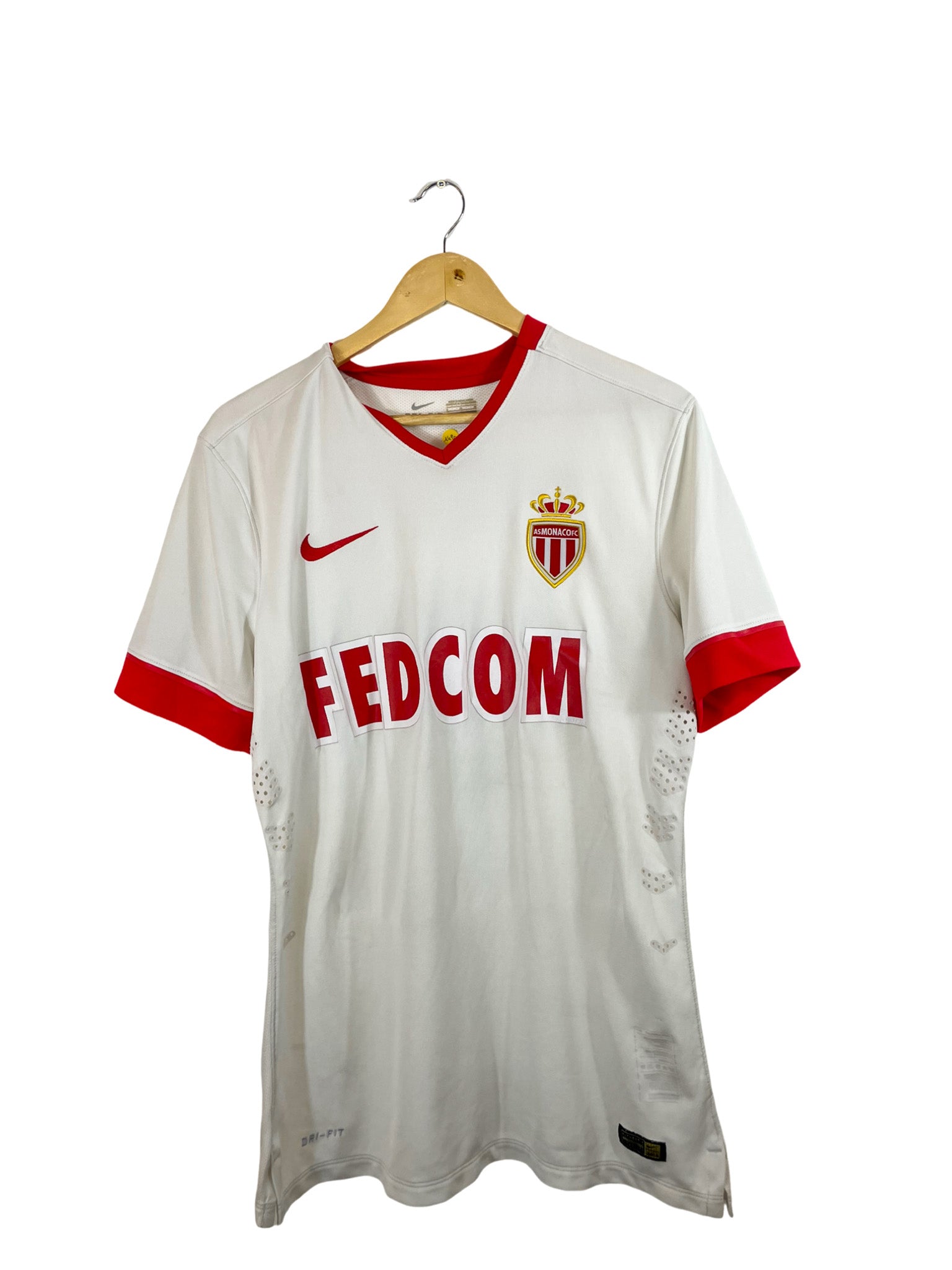 2013/2014 - Camiseta visitante del AS Mónaco [#9 Falcao] Macron - Talla M