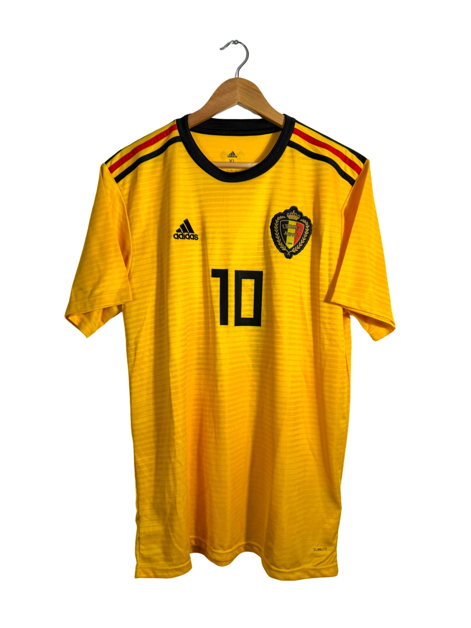 Maillot 2018/2019 Belgique extérieur [#10 Hazard] Adidas - XL