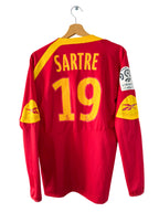 2008/2009 - RC Lens home shirt [#19 Sartre] *Long Sleeves* - M