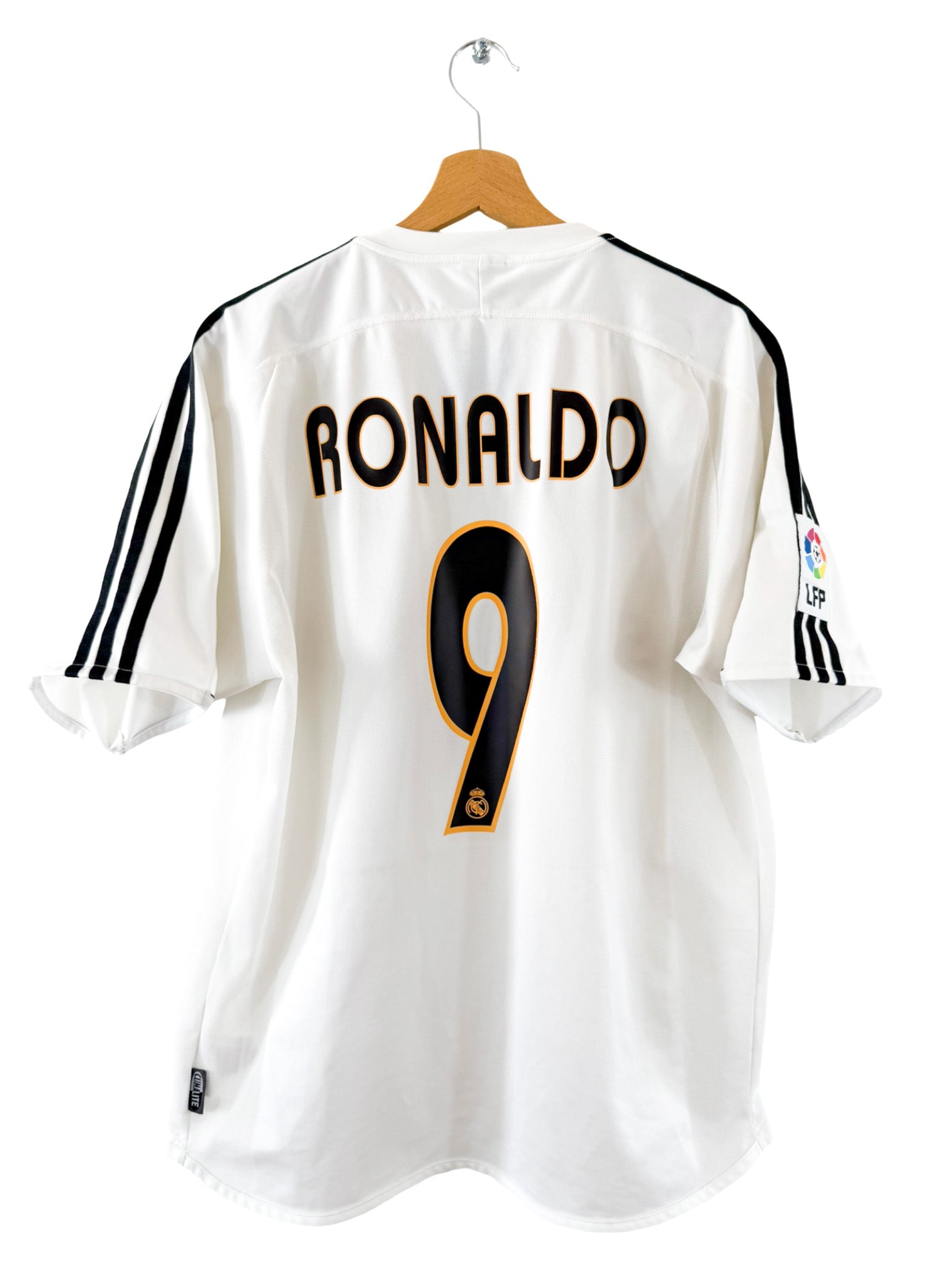2003/2004 – Maillot Real Madrid domicile [#9 Ronaldo] – M