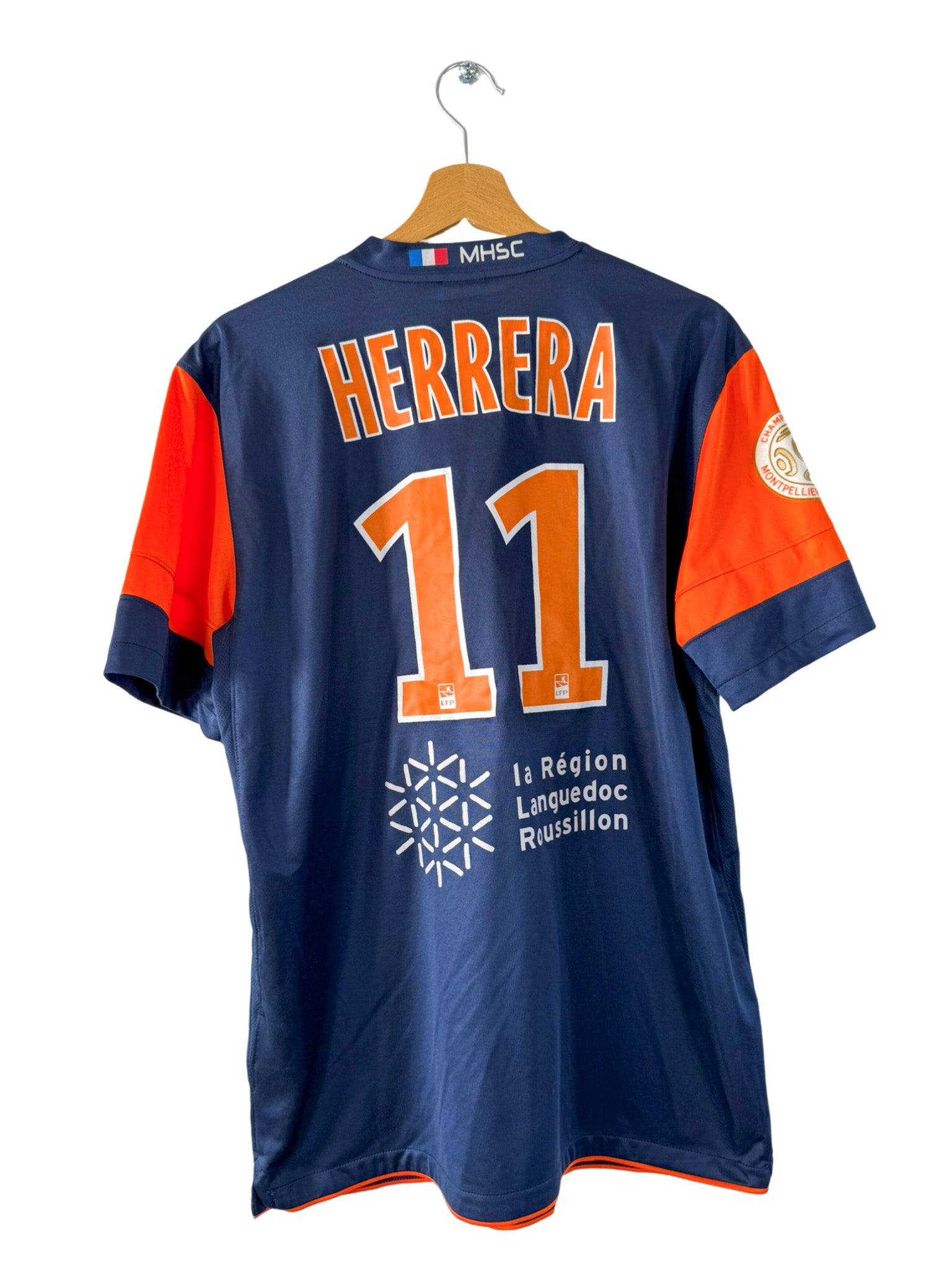 2012/2013 - Camiseta local del Montpellier [#11 Herrera] Nike - Talla L