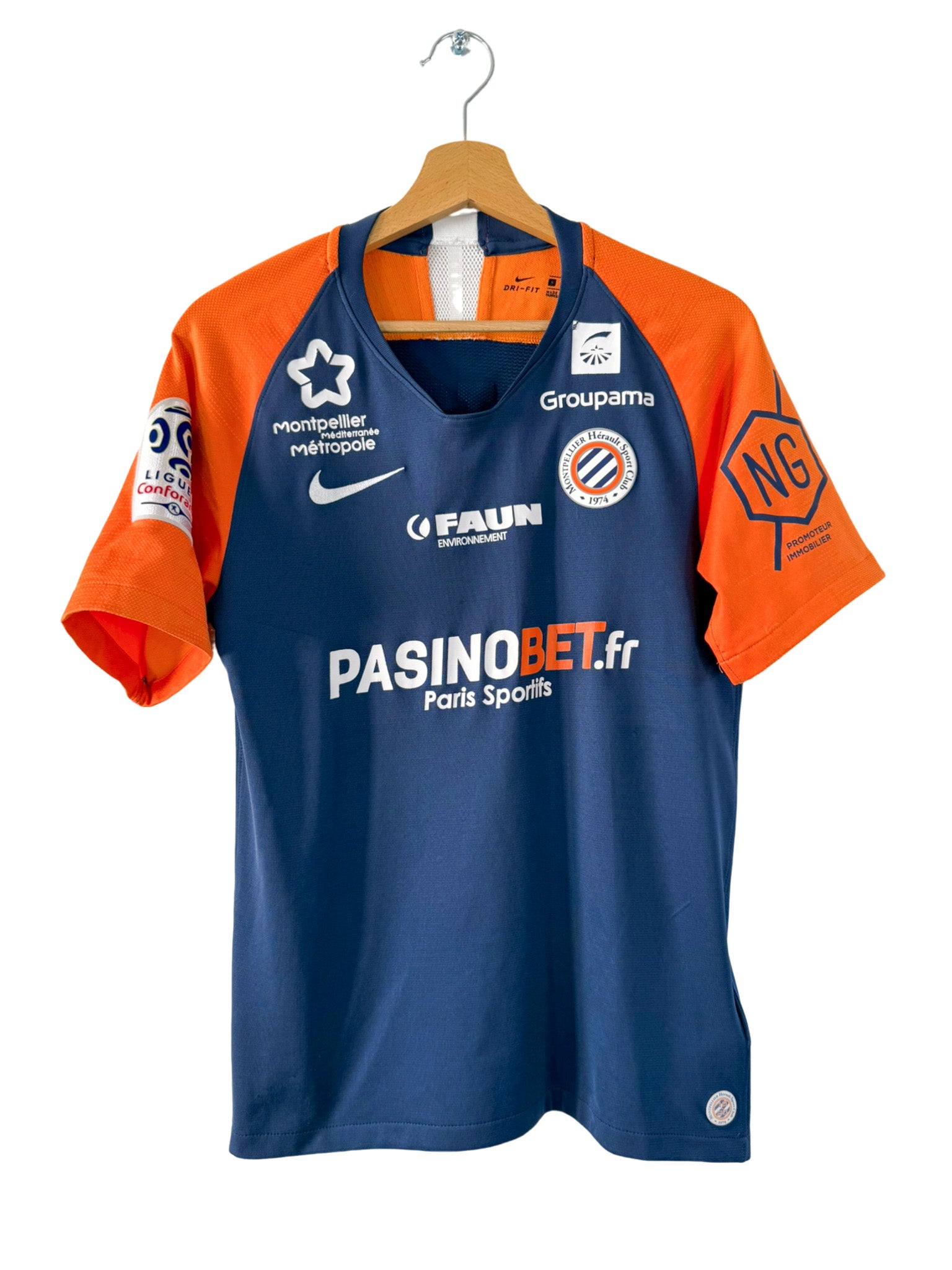 2019/2020 - Maillot Montpellier domicile [#4 Hilton] - S