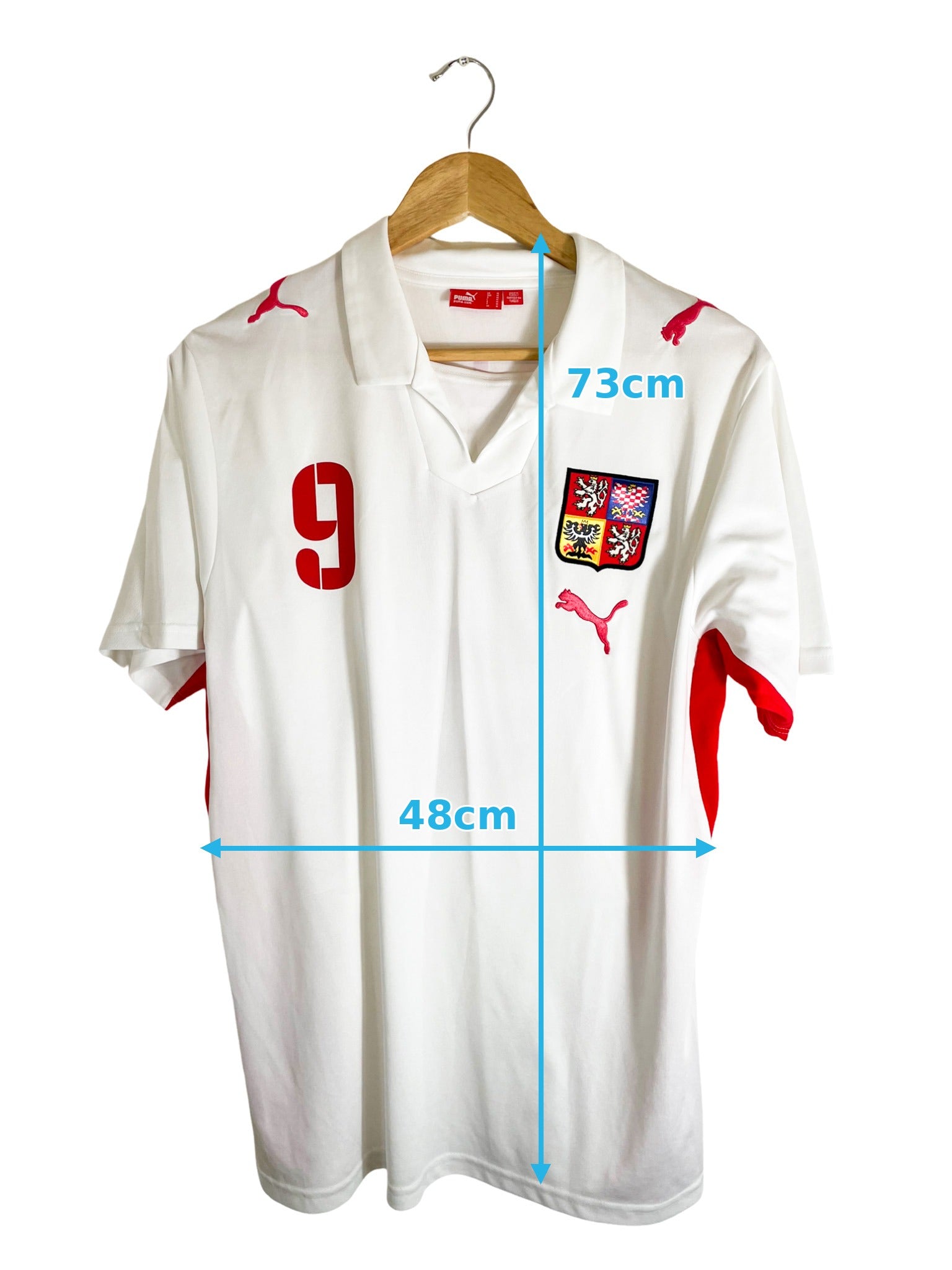  フェネルバフチェ 2008-2009 ユニフォーム M 2008/2009 - Czech Republic Away Shirt [#9 BEDNÁŘ] - M – Vista