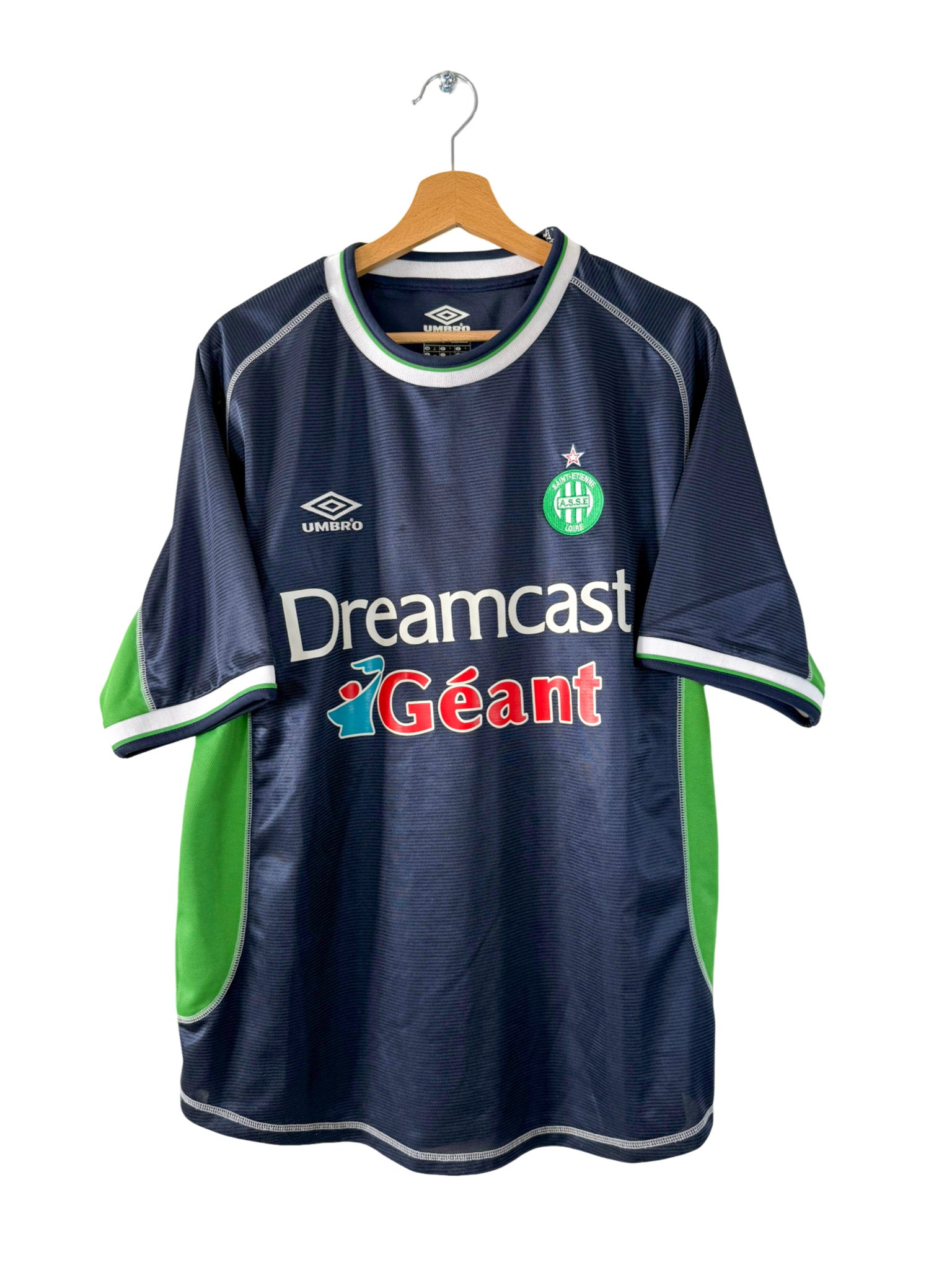 2001/2002 - Camiseta visitante del Saint-Étienne Umbro - Talla L