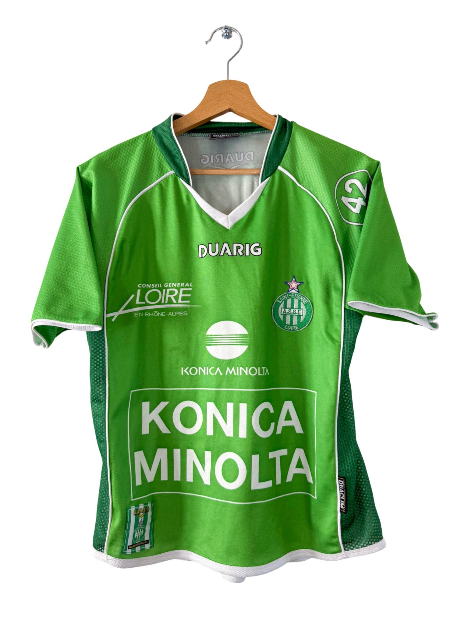 2005/2006 - Camiseta local de Saint-Étienne [#9 Piquionne] Duarig - Talla S