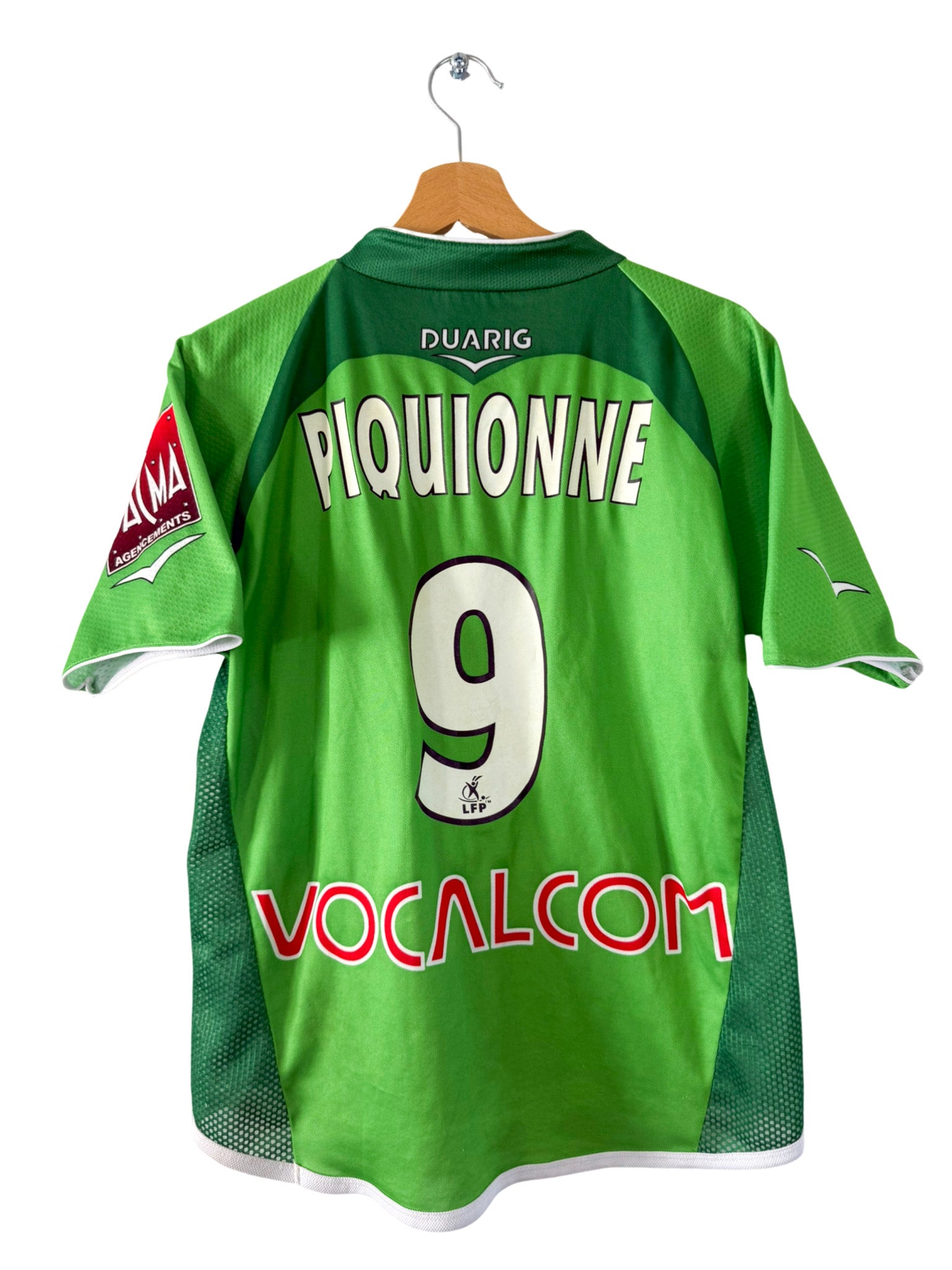2005/2006 - Camiseta local de Saint-Étienne [#9 Piquionne] Duarig - Talla S