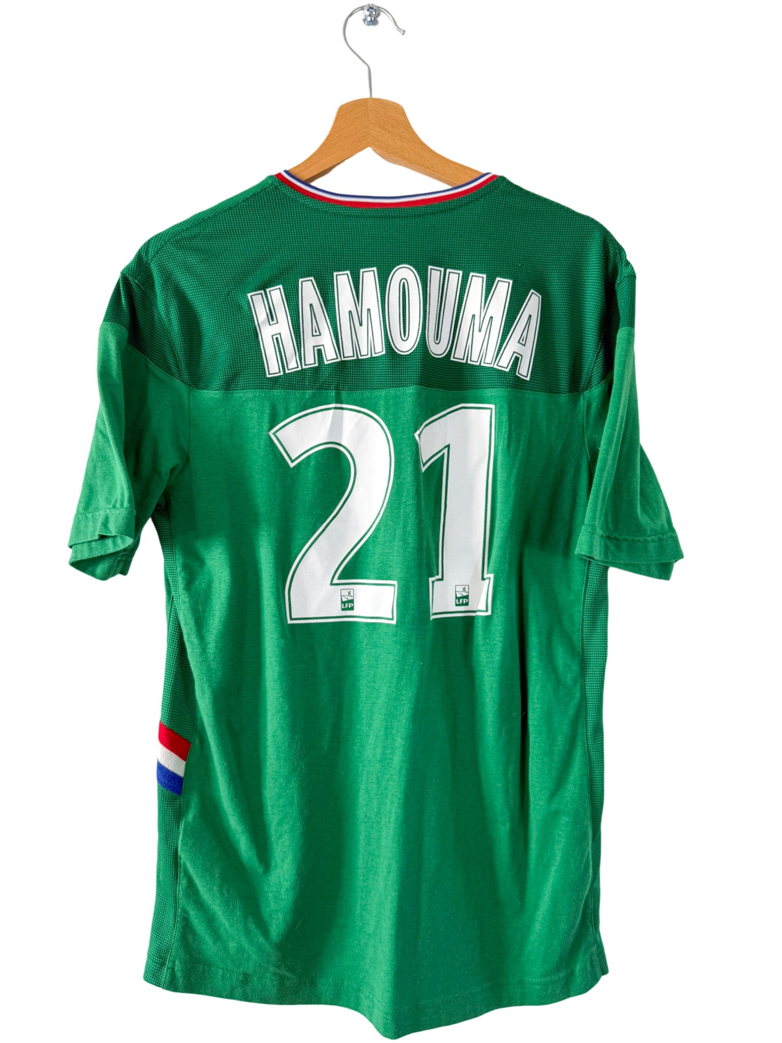2020/2021 - Camiseta de local del AS Saint-Étienne [#21 Hamouma] Le Coq Sportif - Talla M