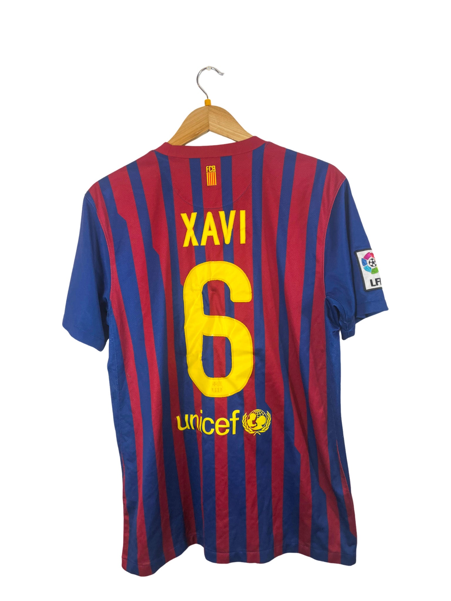 2011/2012 Maillot FC Barcelone domicile [#6 Xavi] Nike – M