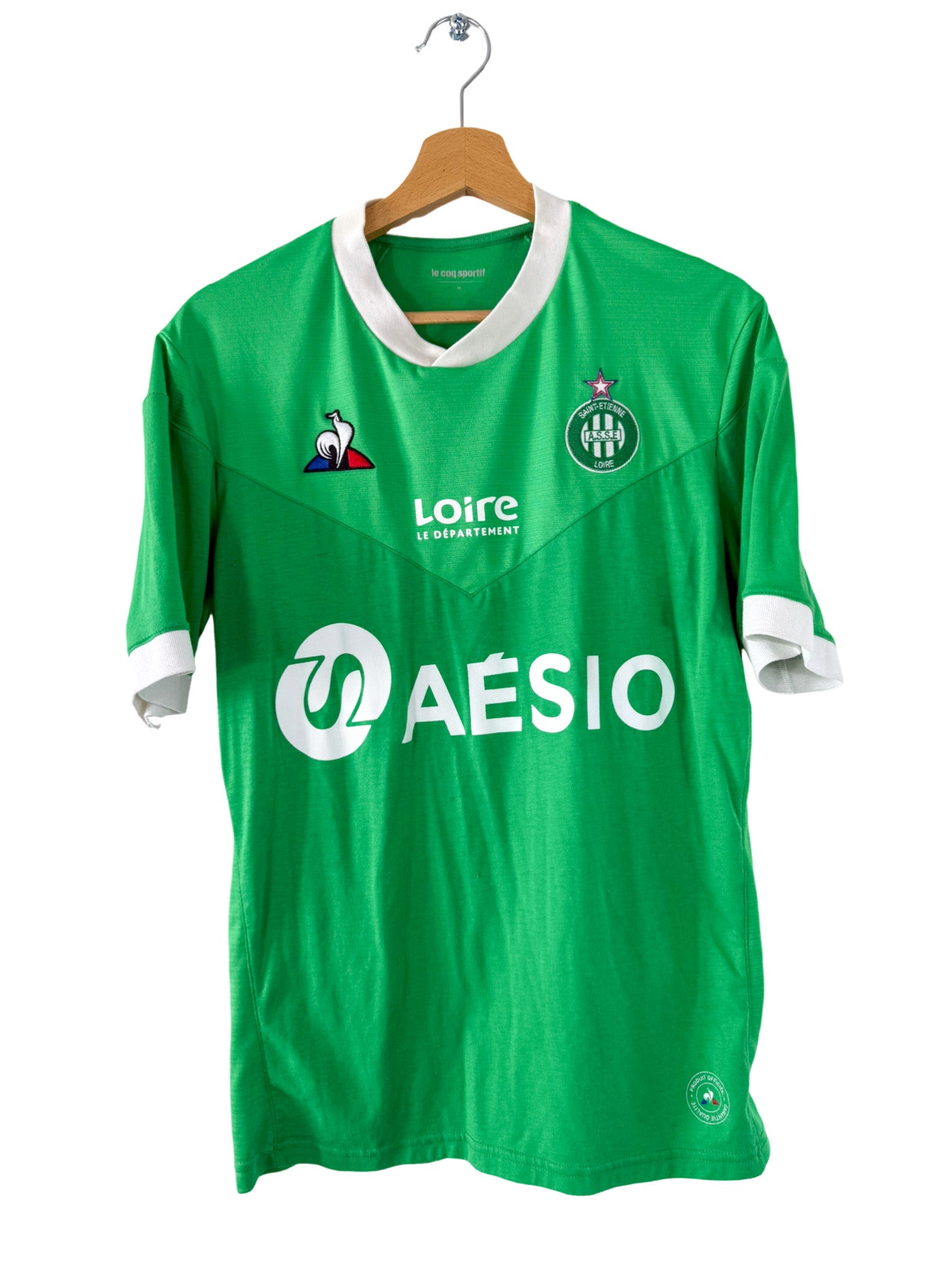 2020/2021 - Camiseta de local del AS Saint-Étienne [#19 Neyou] Le Coq Sportif - Talla M