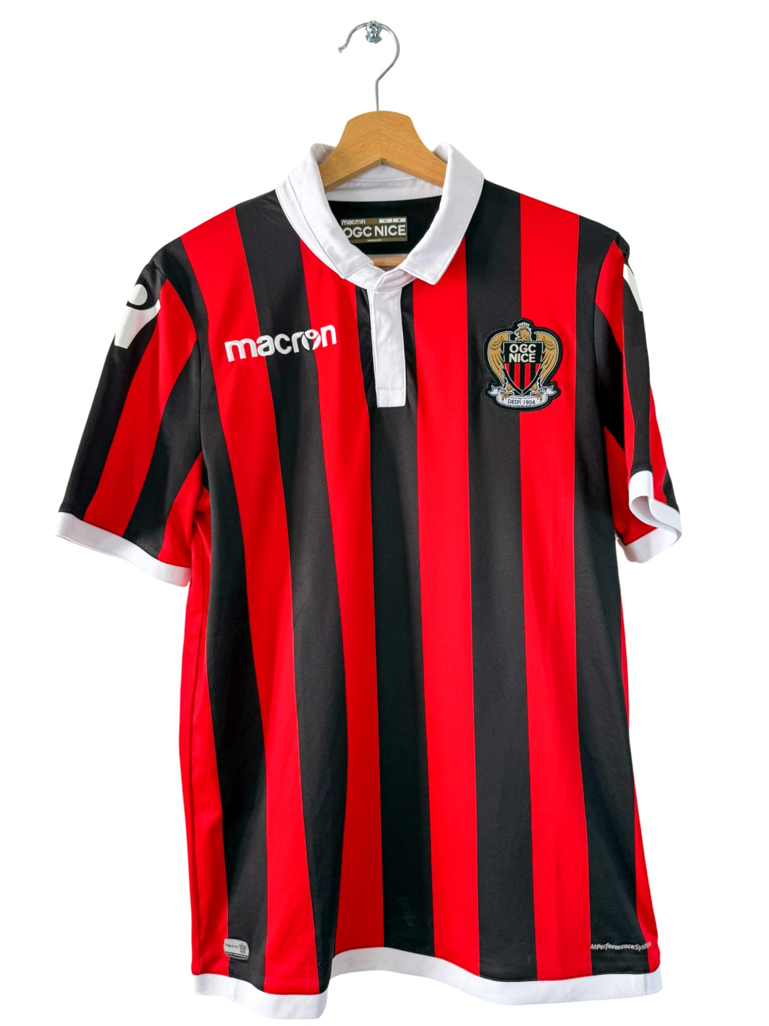 2016/2017 - Camiseta de local del OGC Nice [#20 Atal] Macron - Talla M