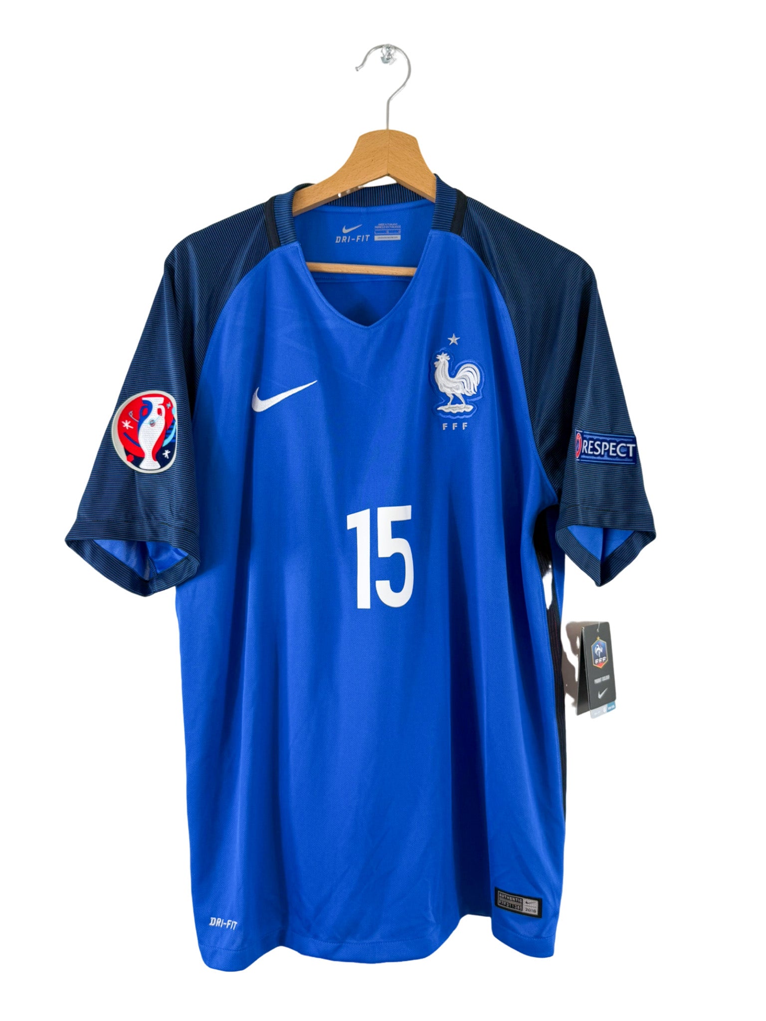 2016 - Maillot France domicile Euro [#15 POGBA] *Neuf avec étiquette* - L