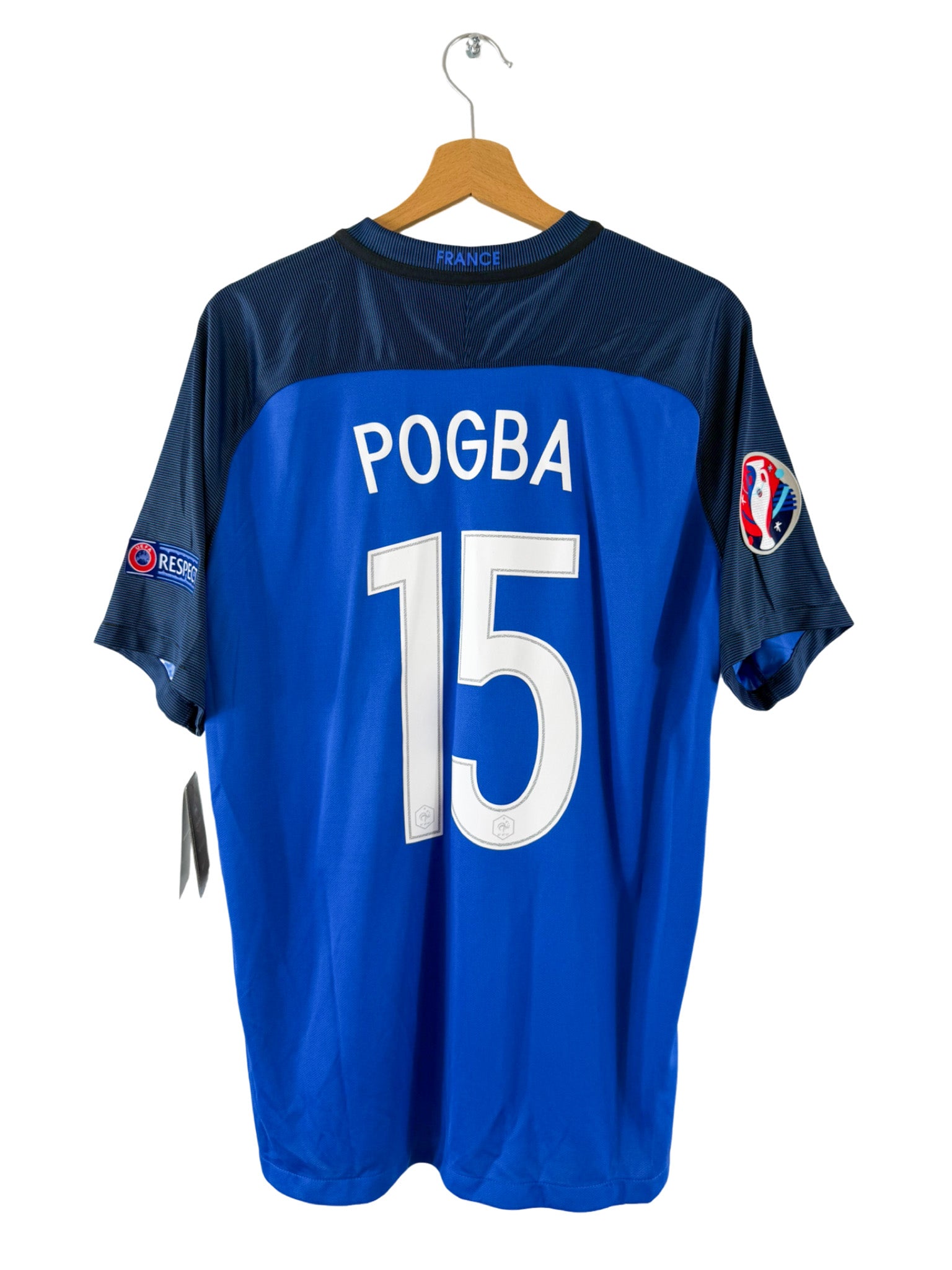 2016 - Maillot France domicile Euro [#15 POGBA] *Neuf avec étiquette* - L