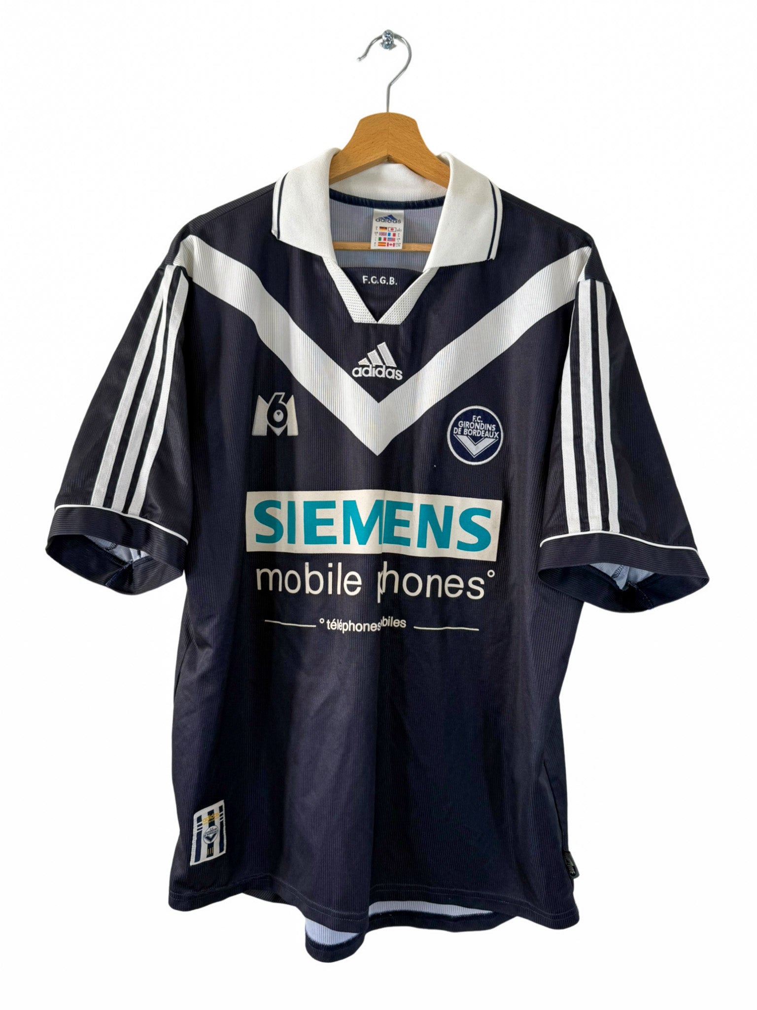 2000/2001 - Bordeaux home shirt [#12 Legwinski] - L