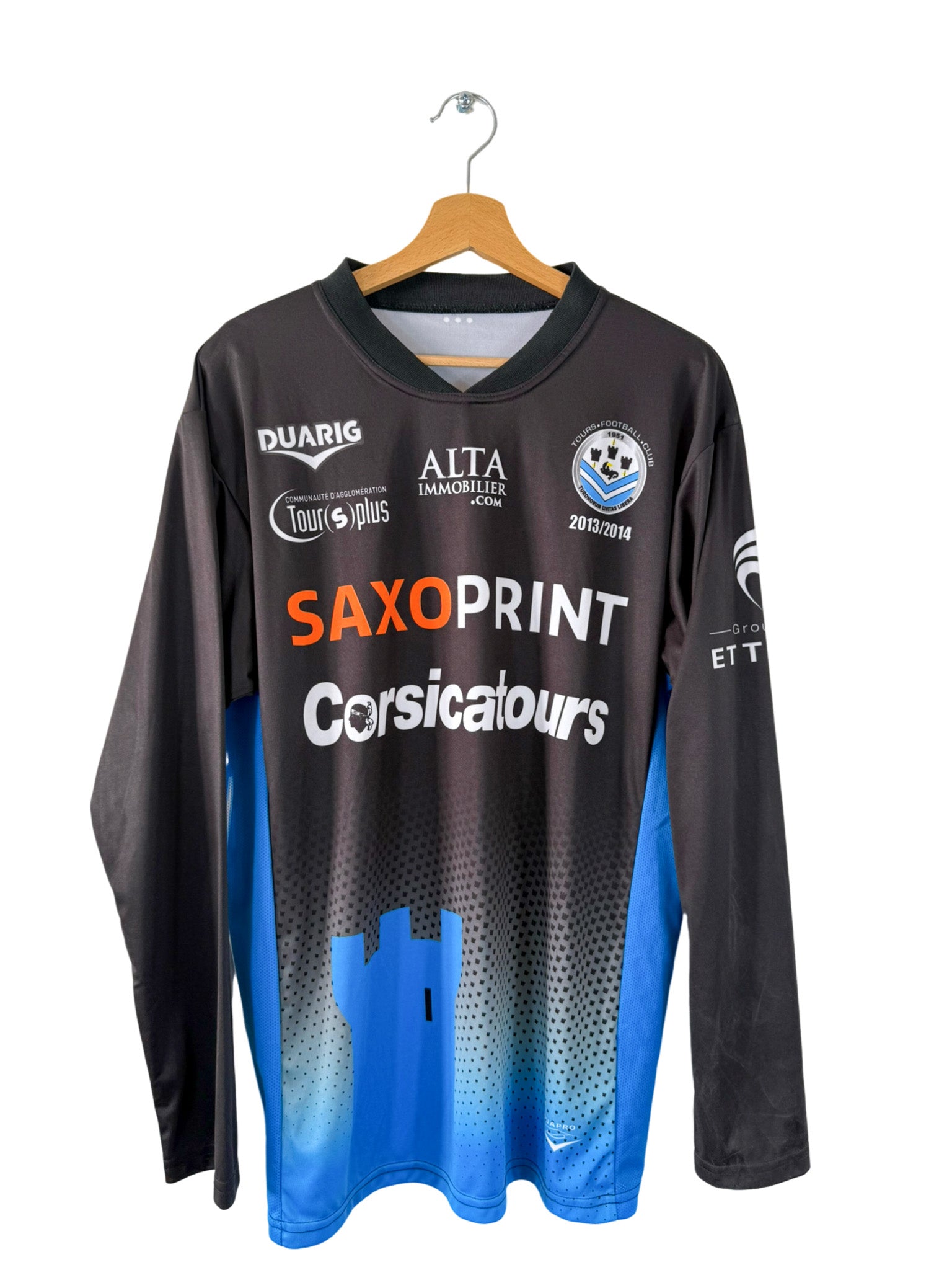 2013/2014 - Camiseta visitante del Tours FC Duarig *Manga larga* - Talla XL
