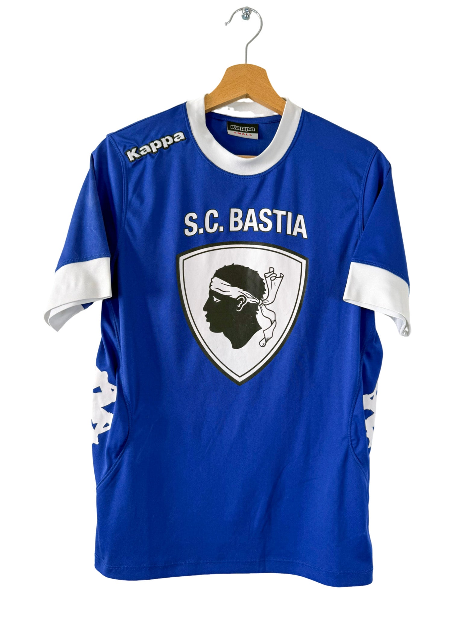 2009/2010 - Camiseta local del SC Bastia Kappa - Talla XL