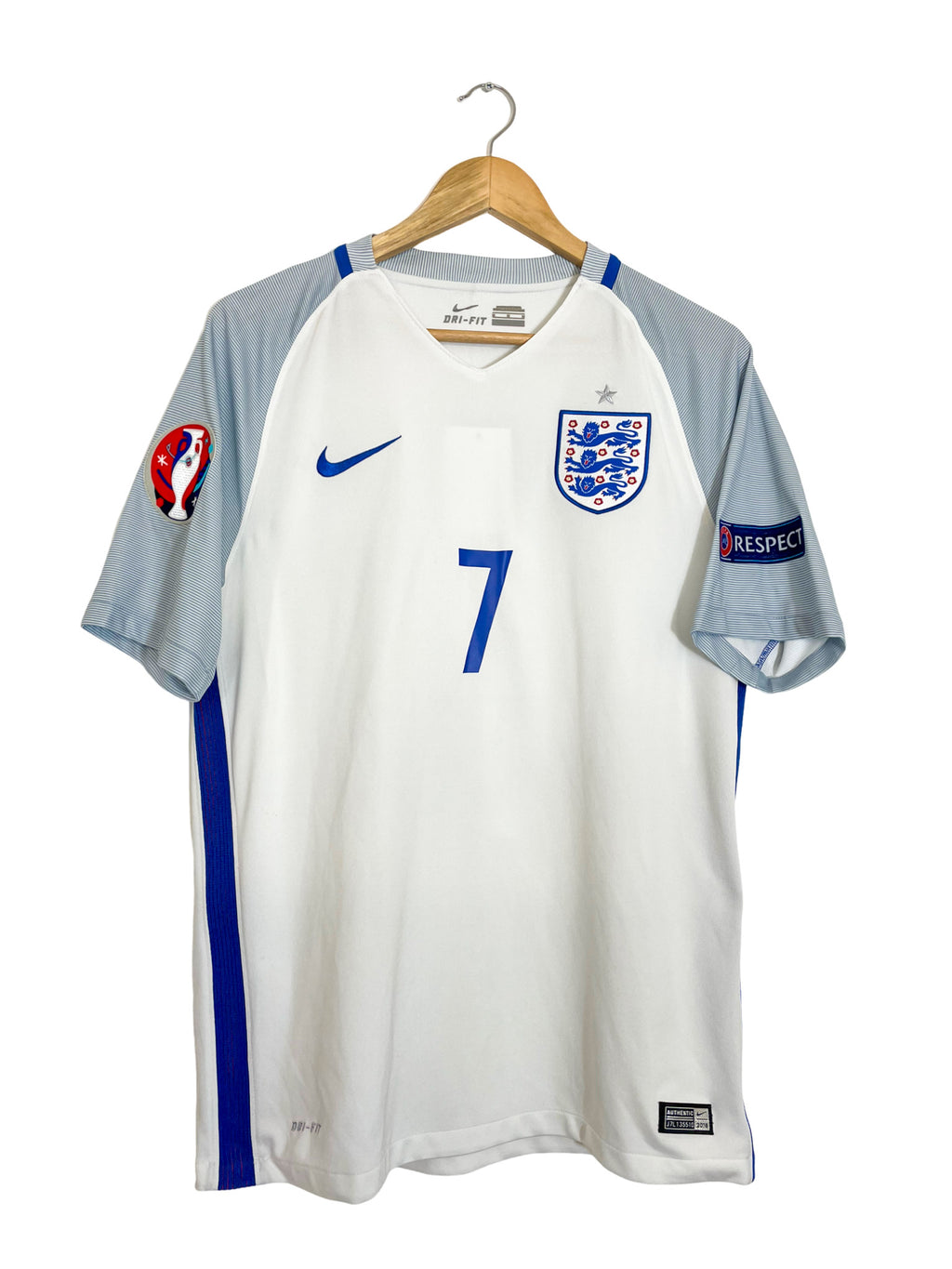 2016 – Maillot Angleterre domicile [#7 Sterling] - Taille M