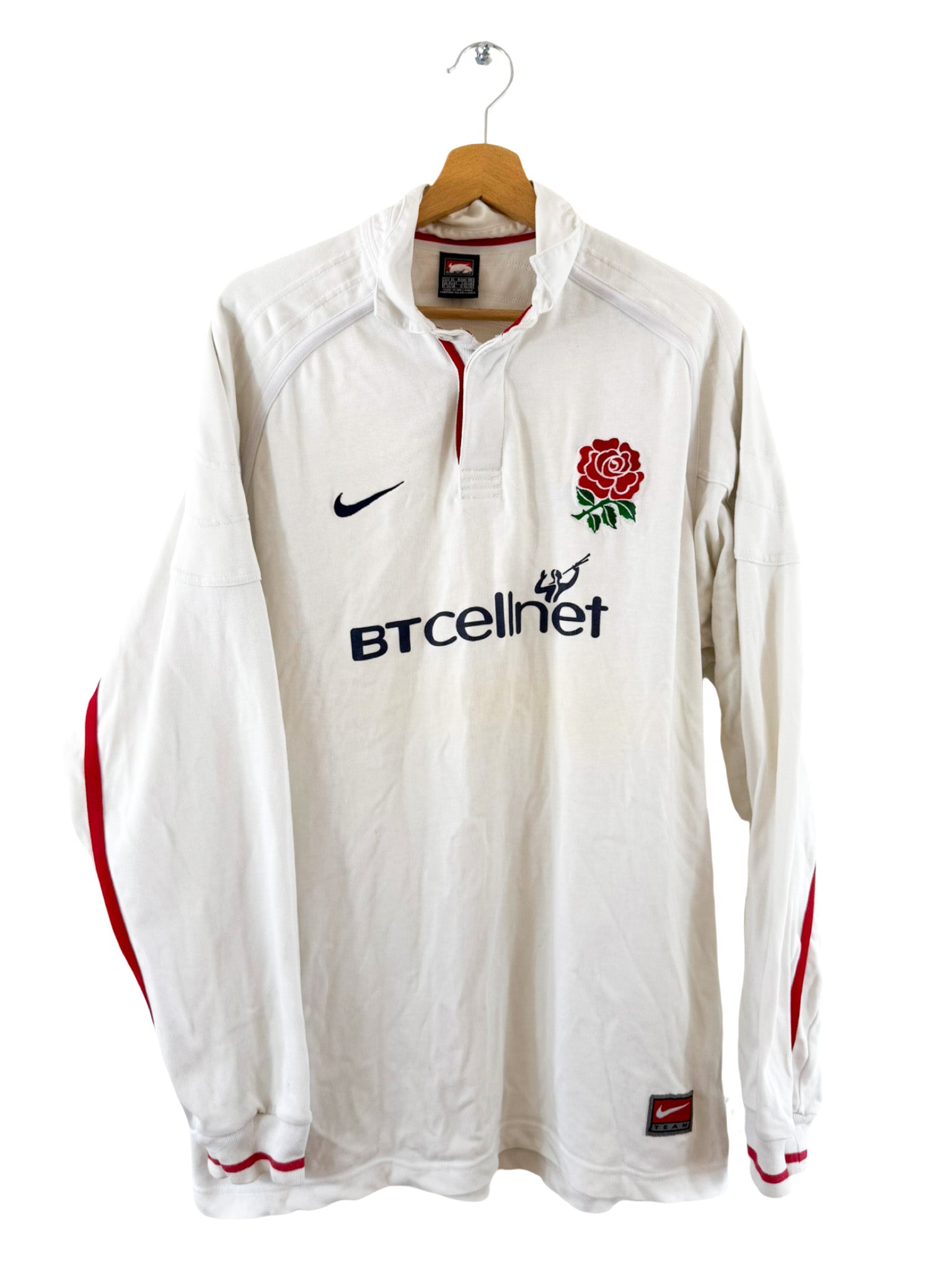 2001 - Maillot rugby Angleterre domicile  *Manches Longues* - XL