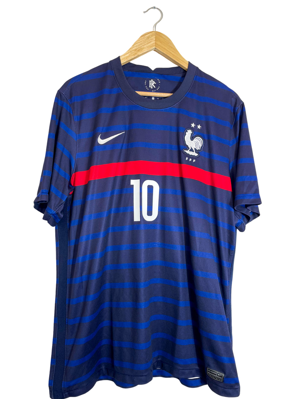2020 – France National Team Home Jersey [#10 Mbappé] - Size XL