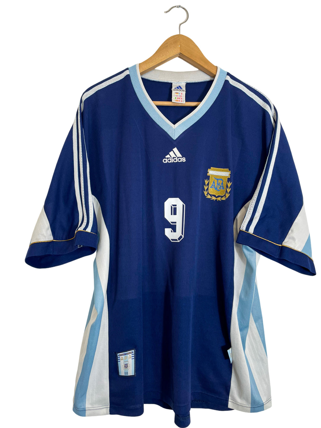 1998 – Maillot Argentine extérieur [#9 Batistuta] - Taille XL